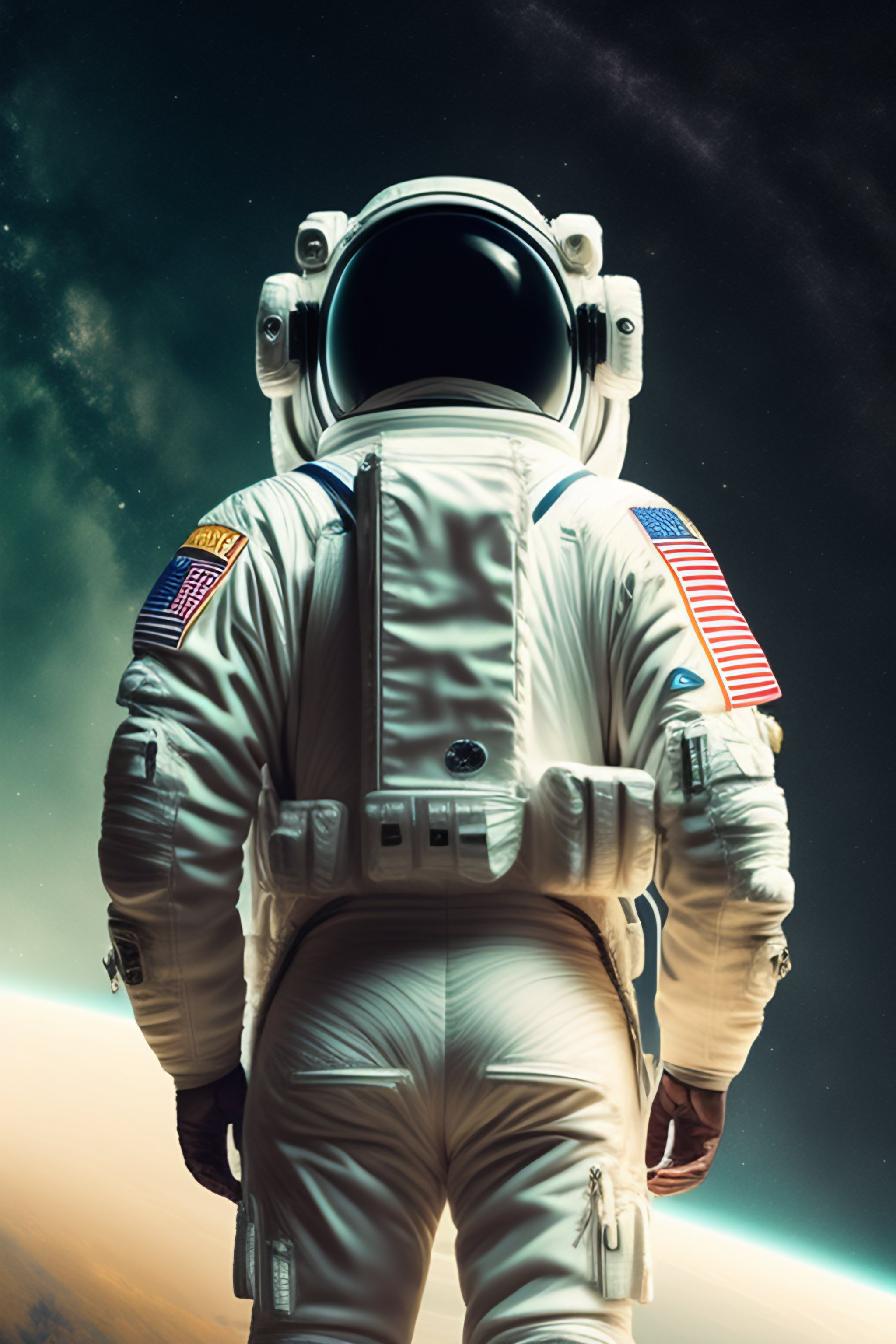 Lexica - ASTRONAUT FROM BEHIND