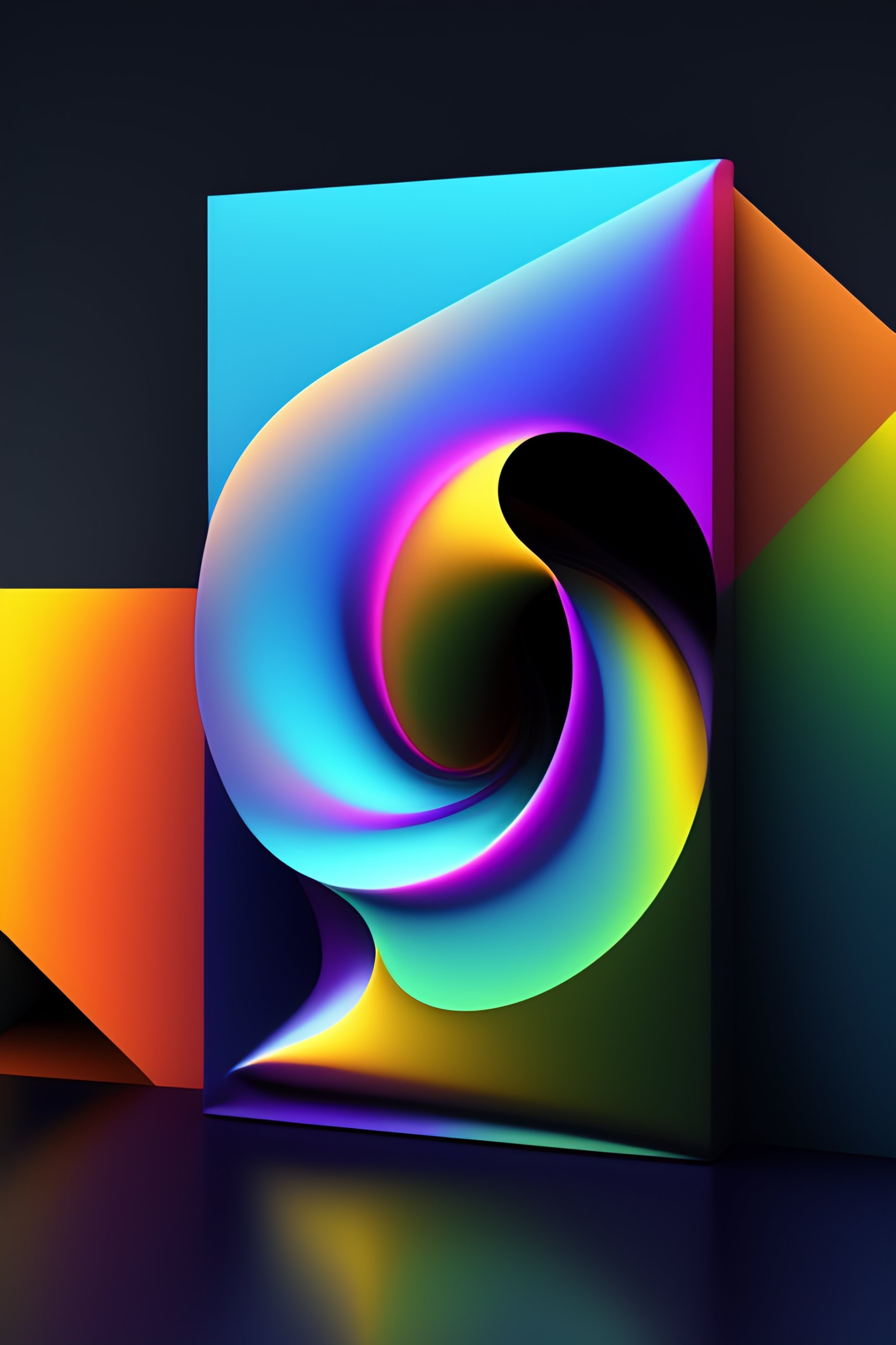 Lexica - Generate an abstract image using shadows to add depth and ...