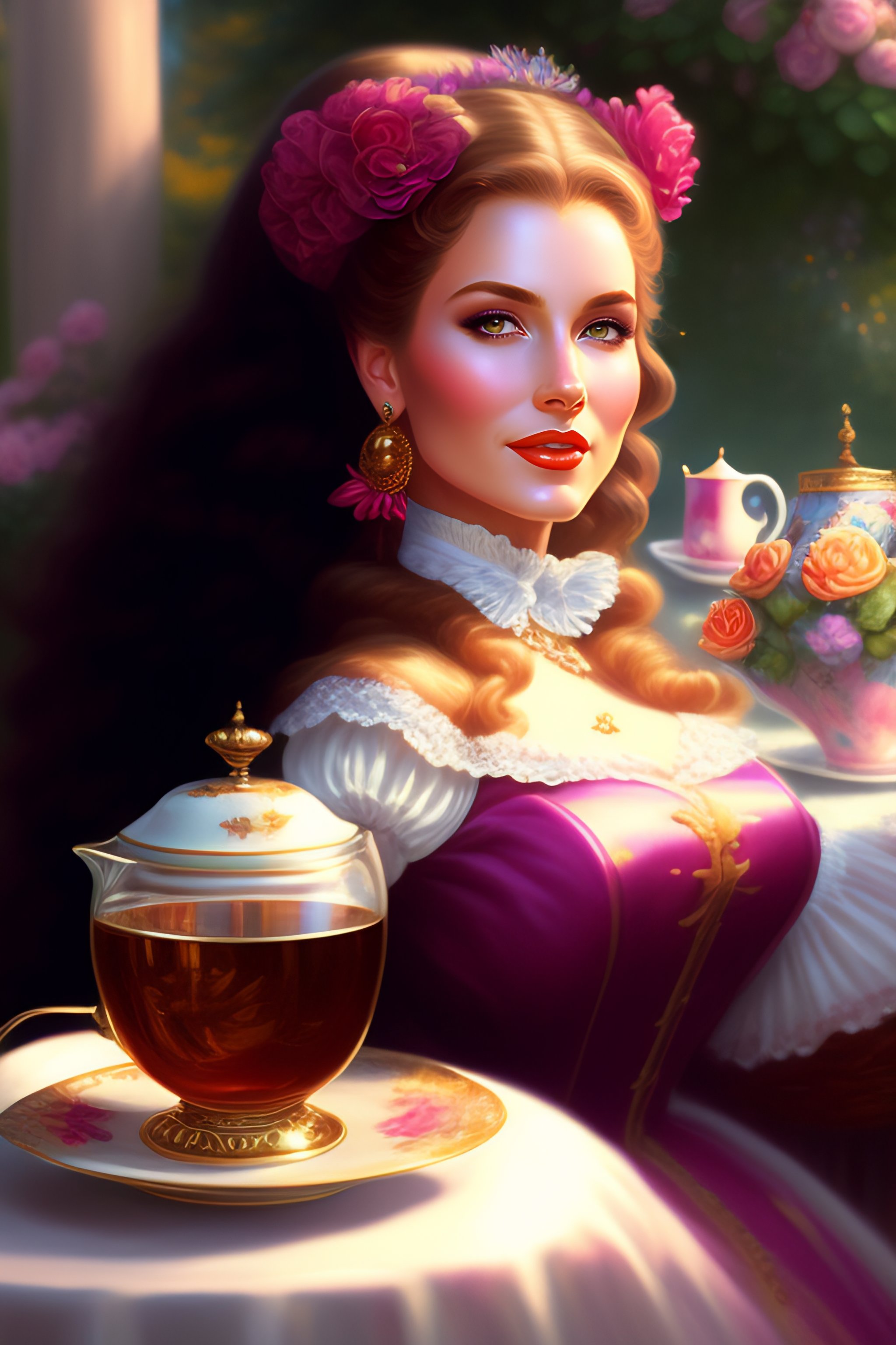 ArtStation - Alice in Wonderland Tea Party