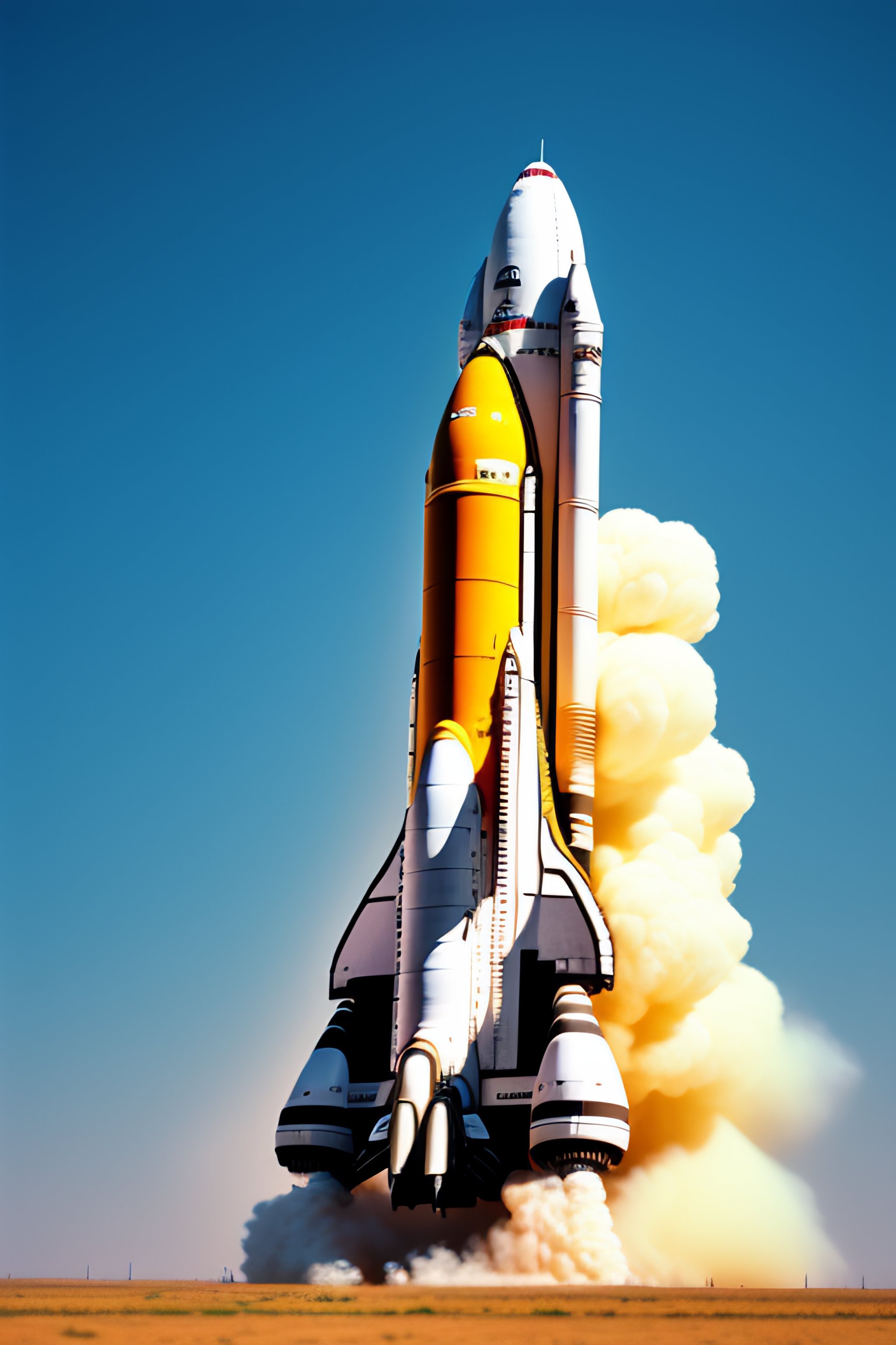 Lexica - A Space Shuttle Taking Off Into The Sky, Shutterstock Contest 