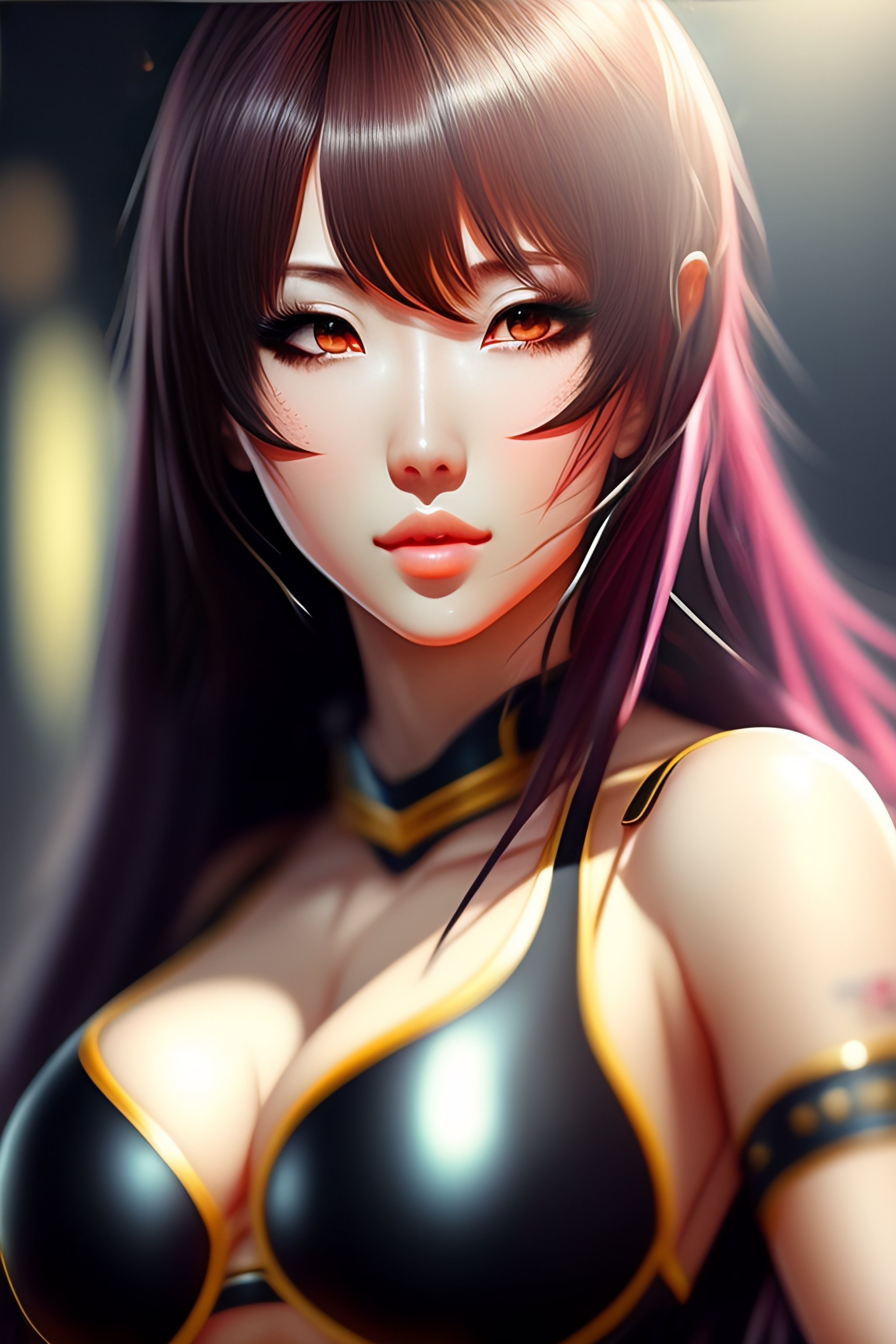 Lexica - Portrait of an sexy anime character hyper realistic