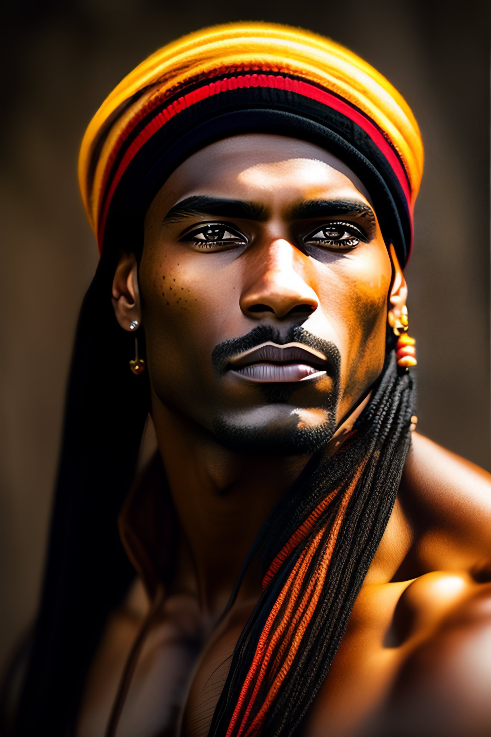 Lexica - A male portrait of an apache hd