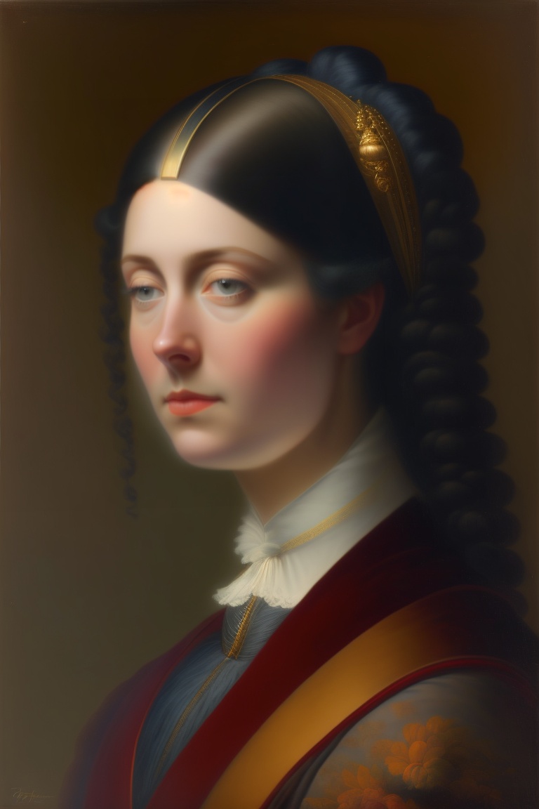Lexica - Portrait of a woman with an anxious look, mysticism