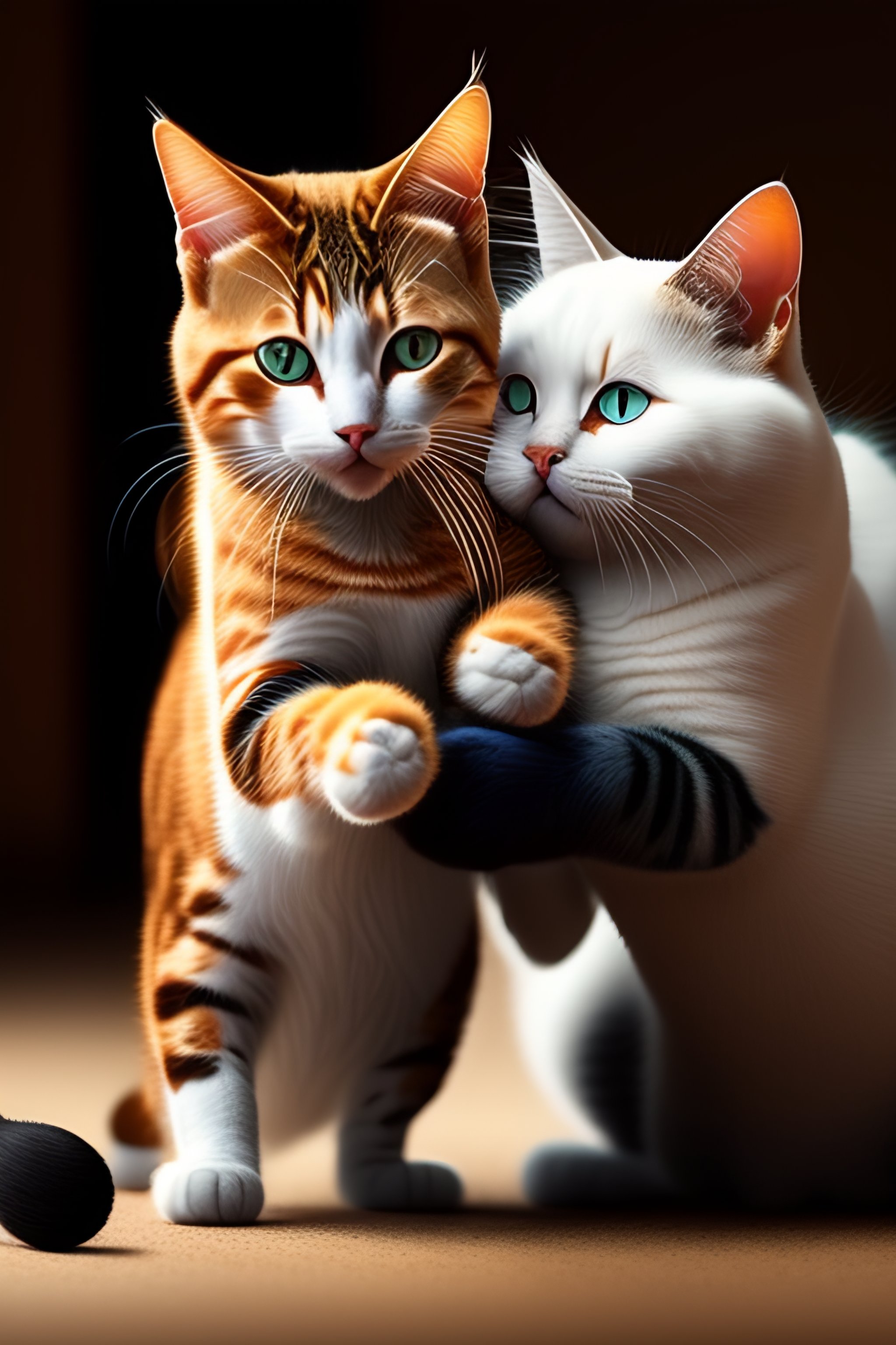 Lexica - Two cats fighting beetween them