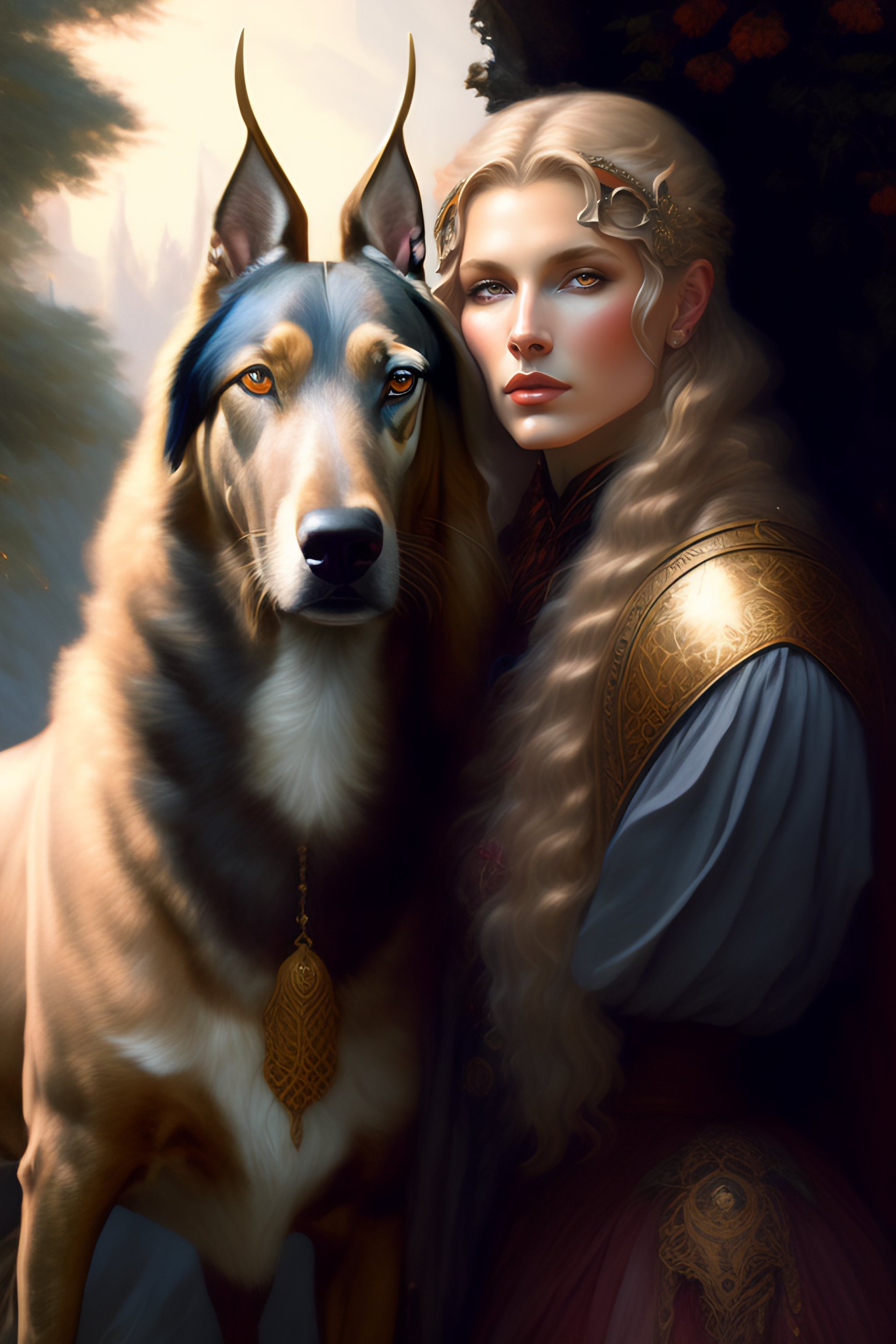 lexica-funny-valentine-from-steel-ball-run-with-a-scottish-deerhound