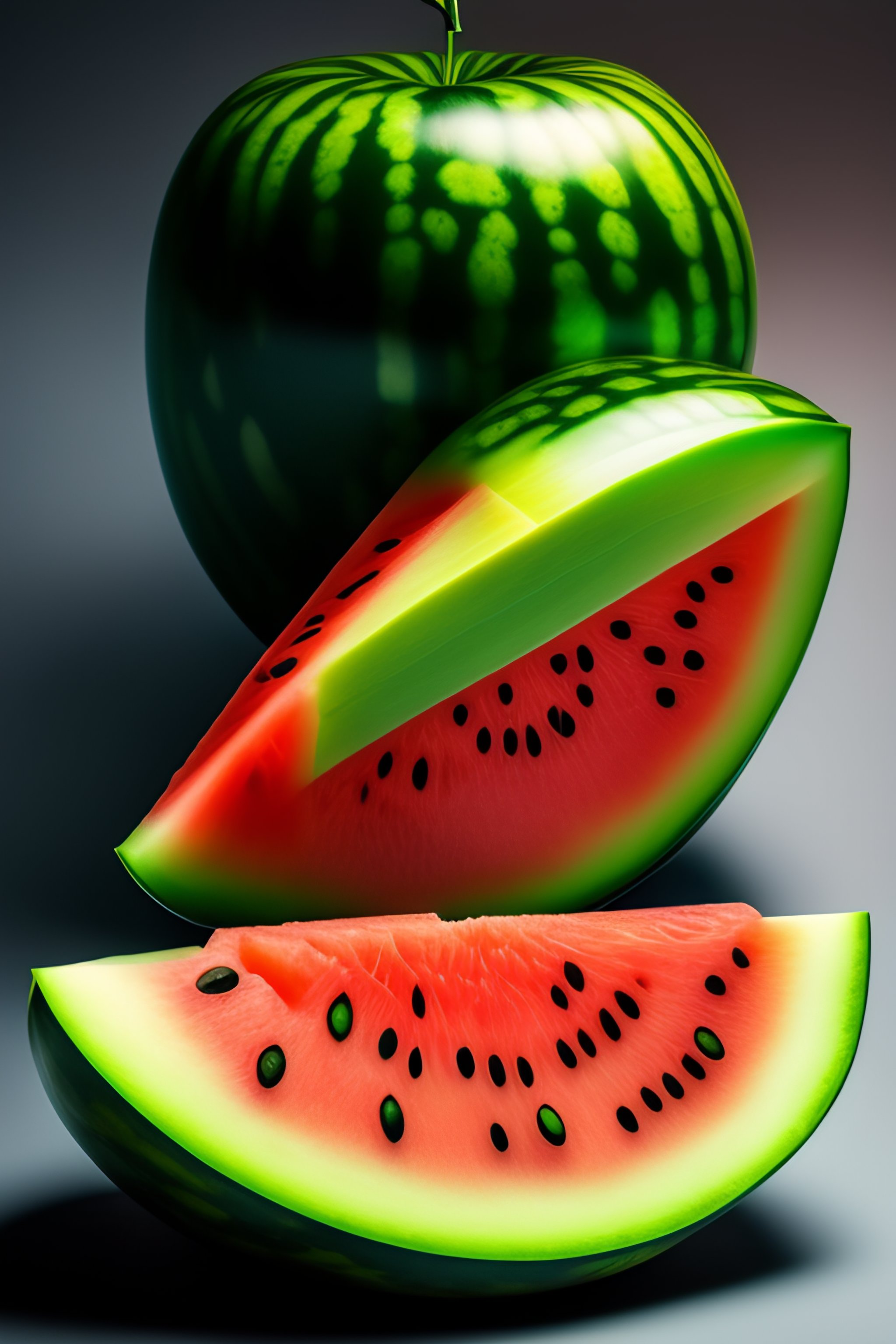 Lexica - Futuristic machine that turns watermelons into electricity