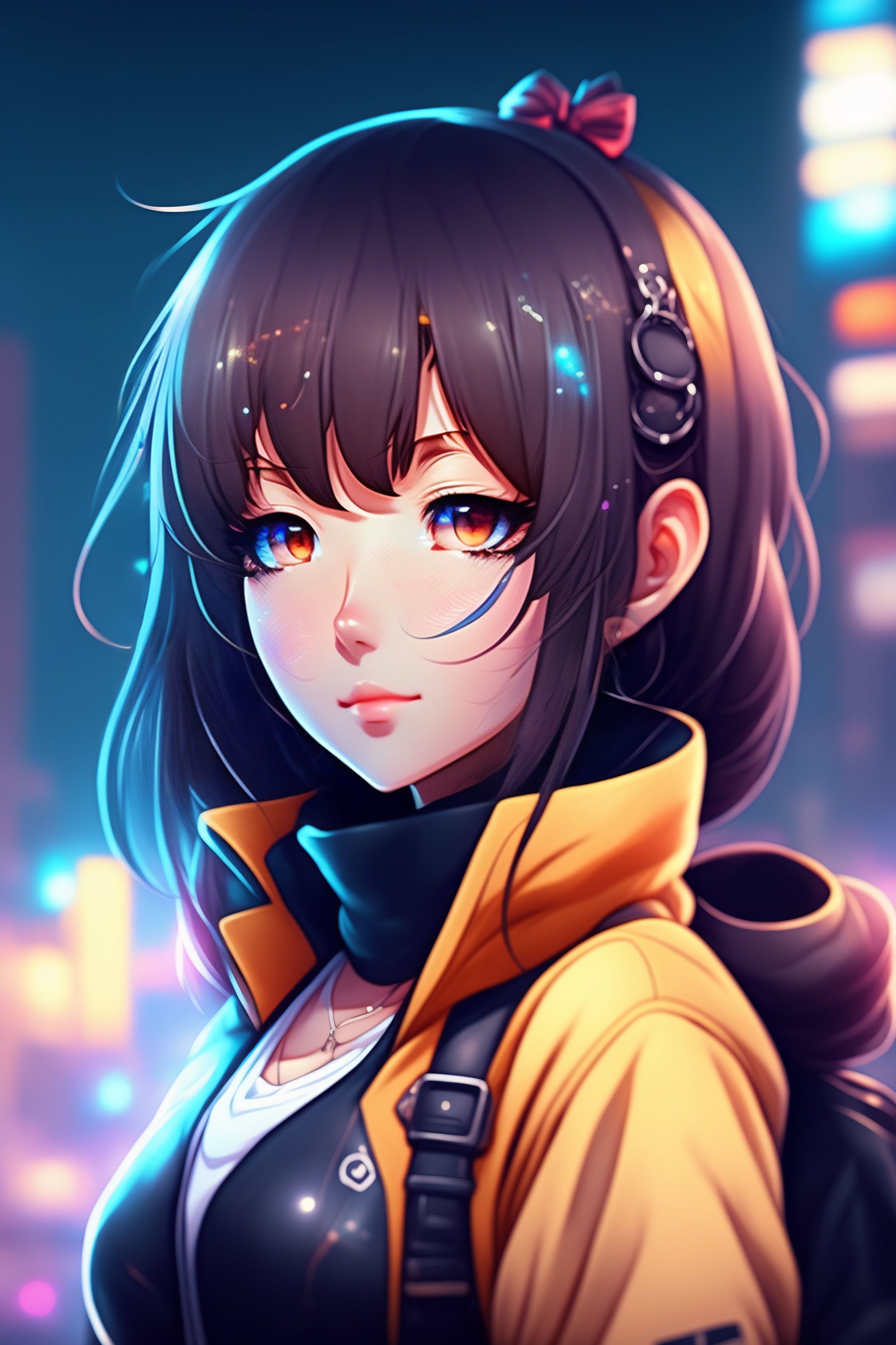 ArtStation - Cute anime girl