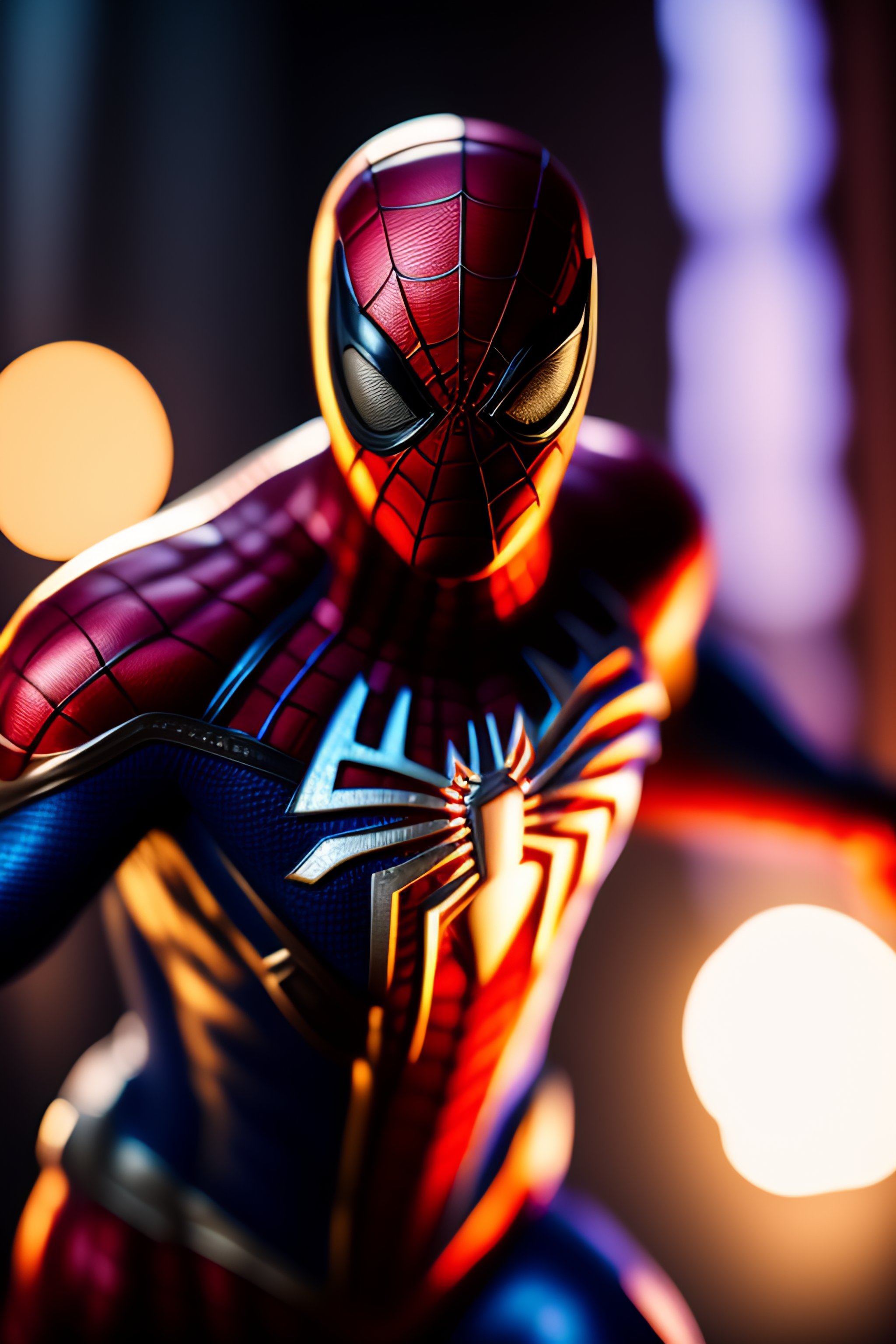 Lexica - Super Hero Spiderman, Highly Detailed, Unreal Engine 5 