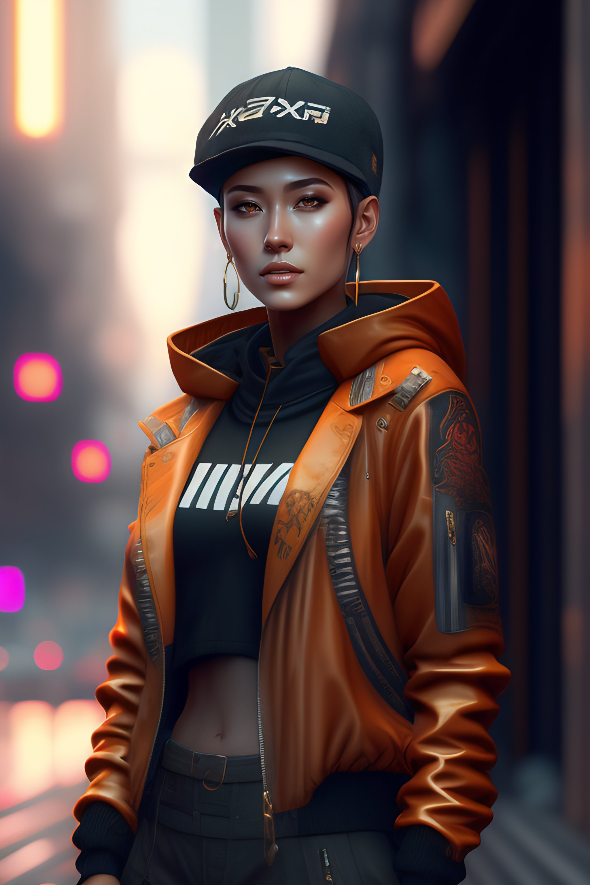 Lexica - Goth punk clothes with short hair girl, battle status, hyper  detailed, digital art, cyberpunk style, cybercinematic lighting, studio  quality