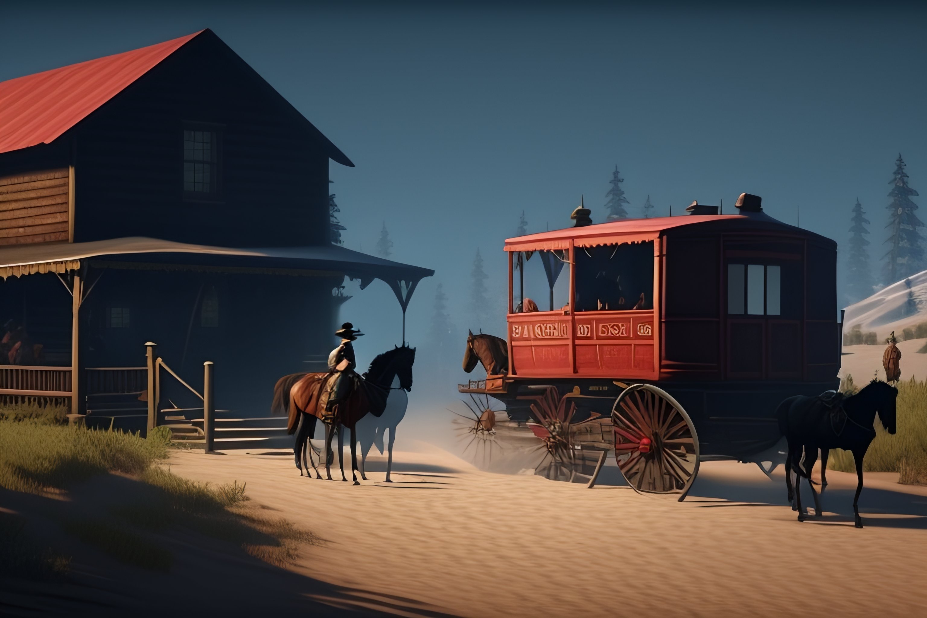 Lexica - Red dead redemption 2 as a 1990s 16-bit point-and-click ...