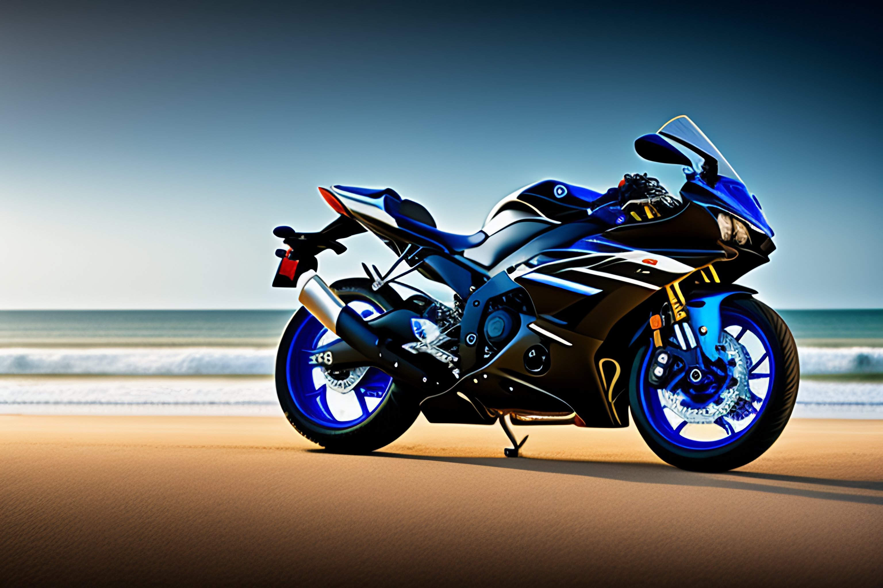 Lexica - Yamaha r6 rj15 beach night