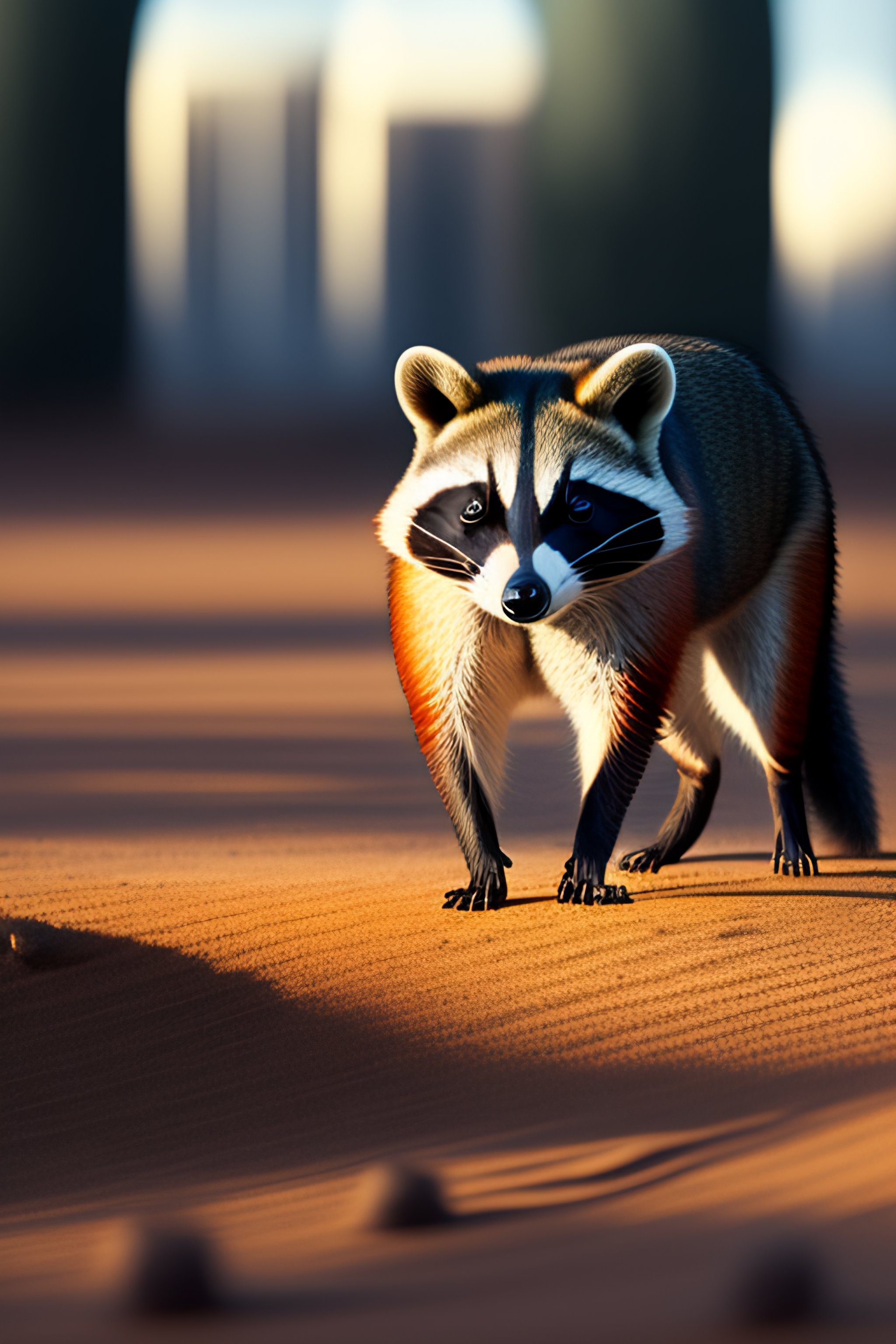Lexica - Anthopomorphic Racoon as a Finance Manager