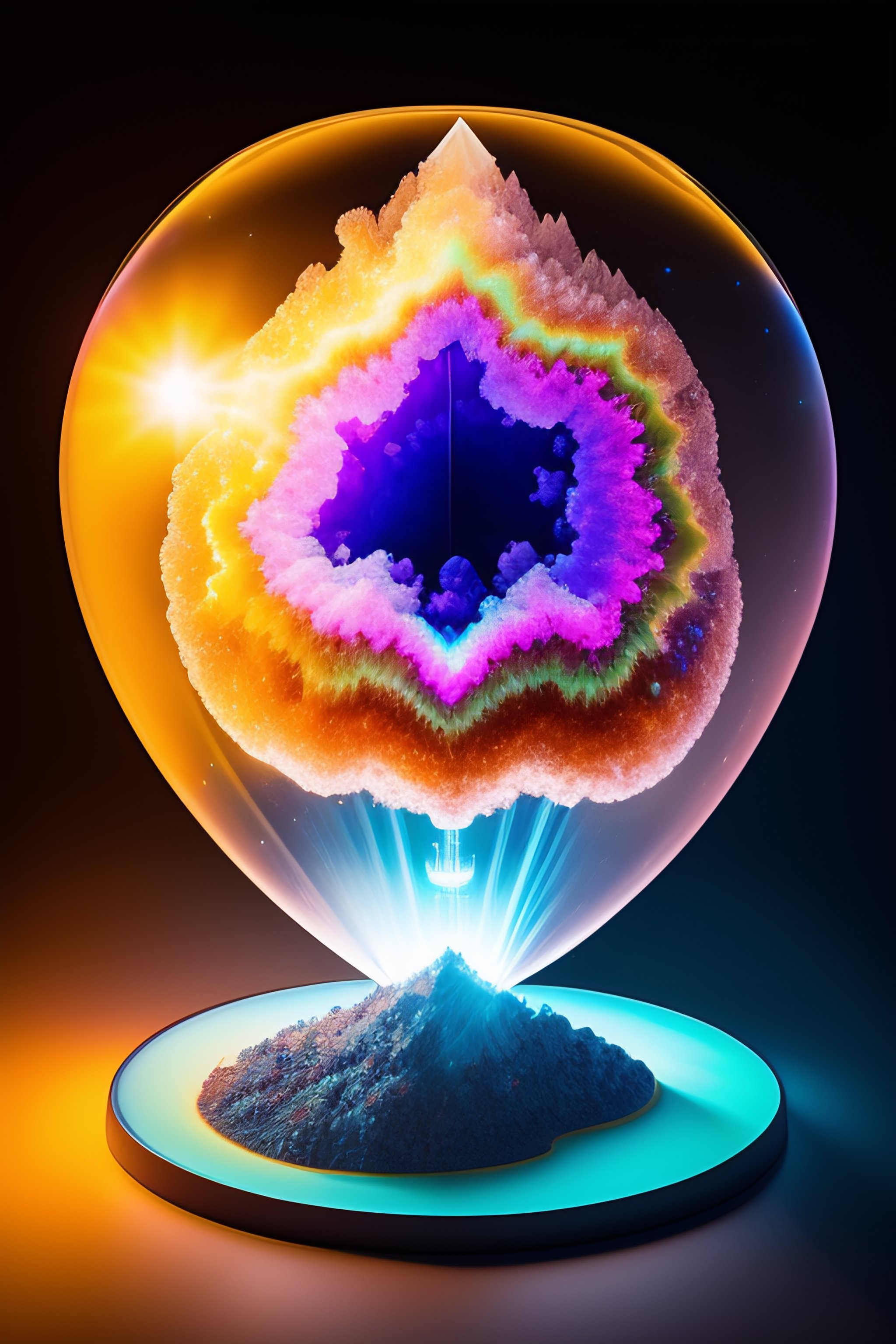 Lexica - Crystal geode lasers