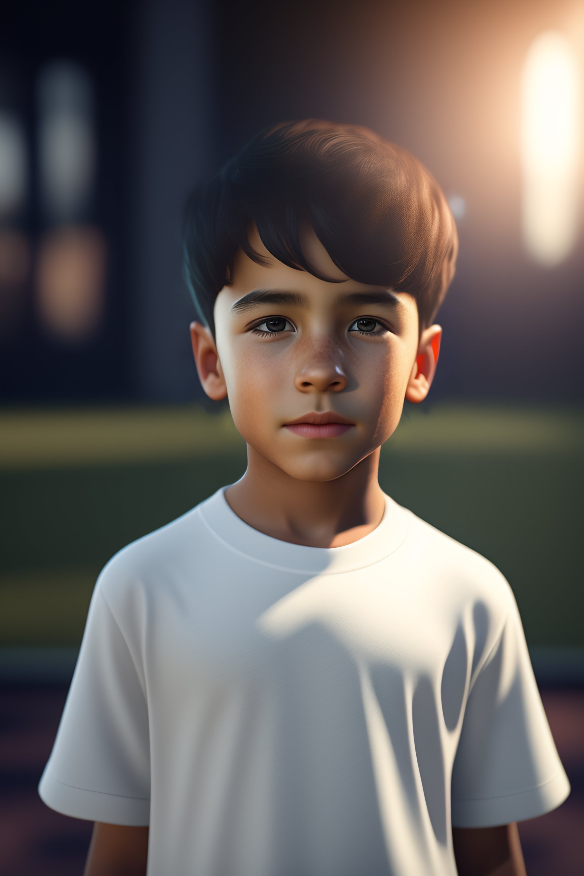 lexica-a-detailed-portrait-of-a-very-cool-7-years-old-boy-white-t