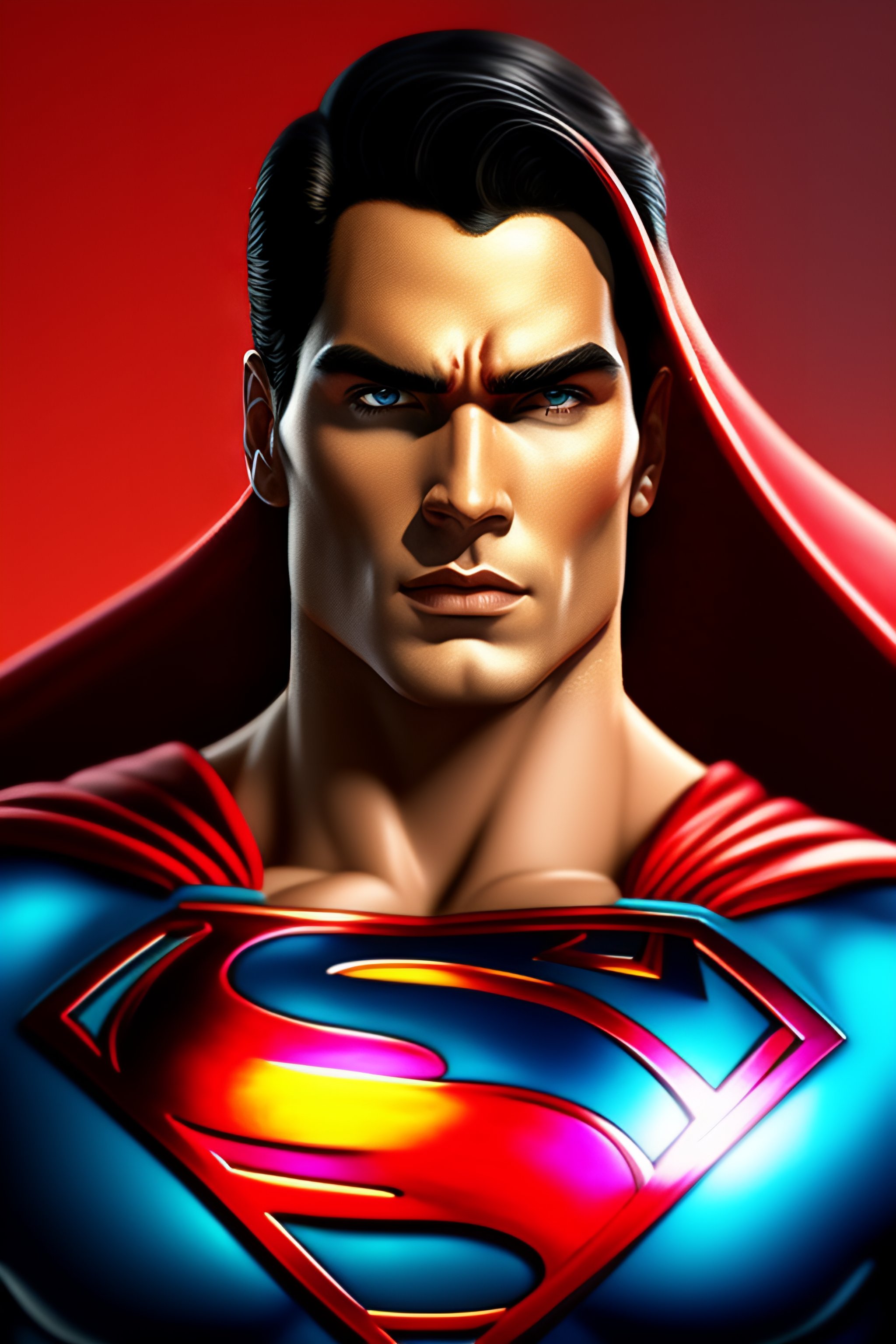 Lexica - Superhero, Superman, Detailed Image, Masterpiece Art