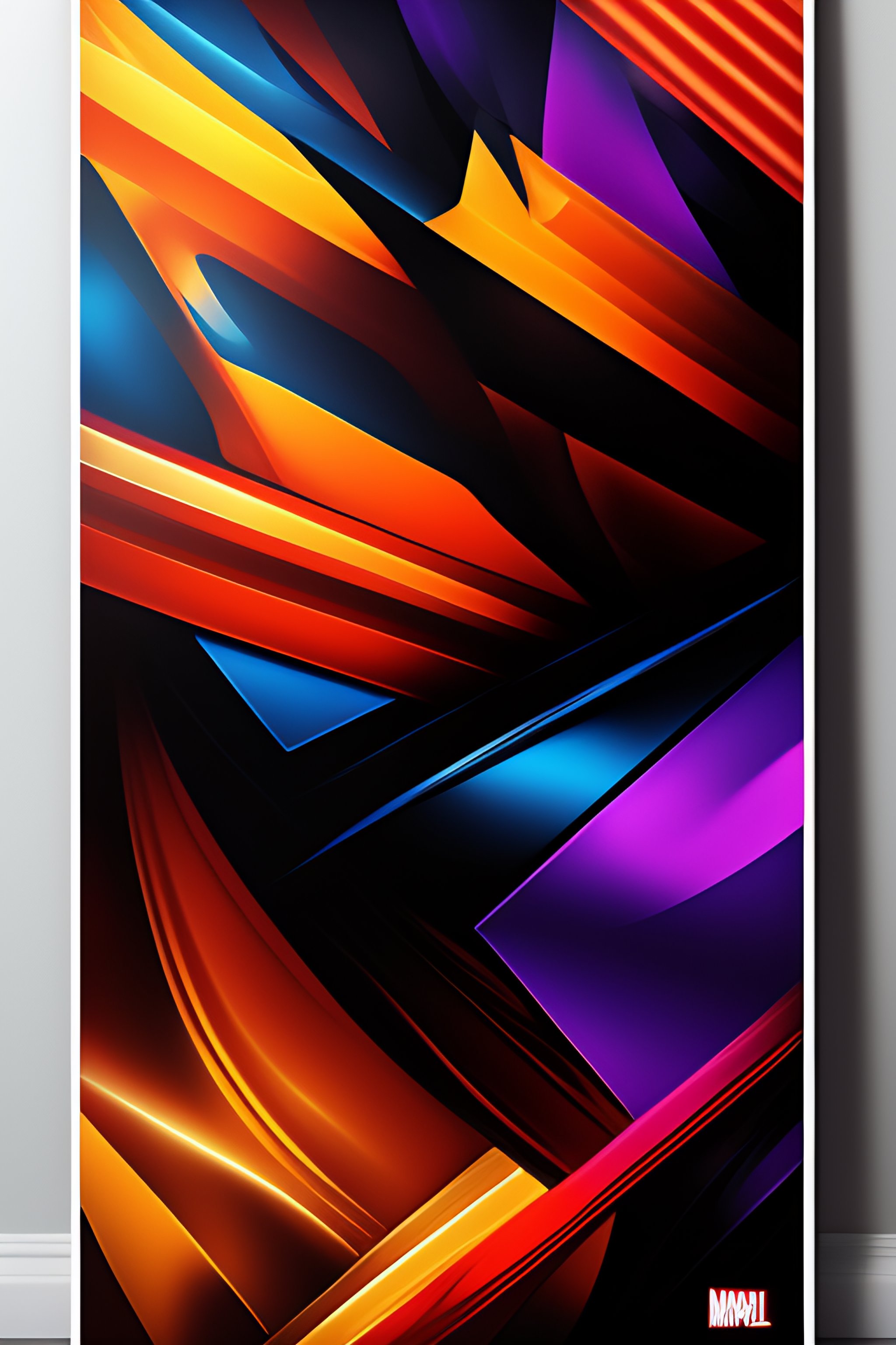 Lexica - Abstract Marvel Comics Poster