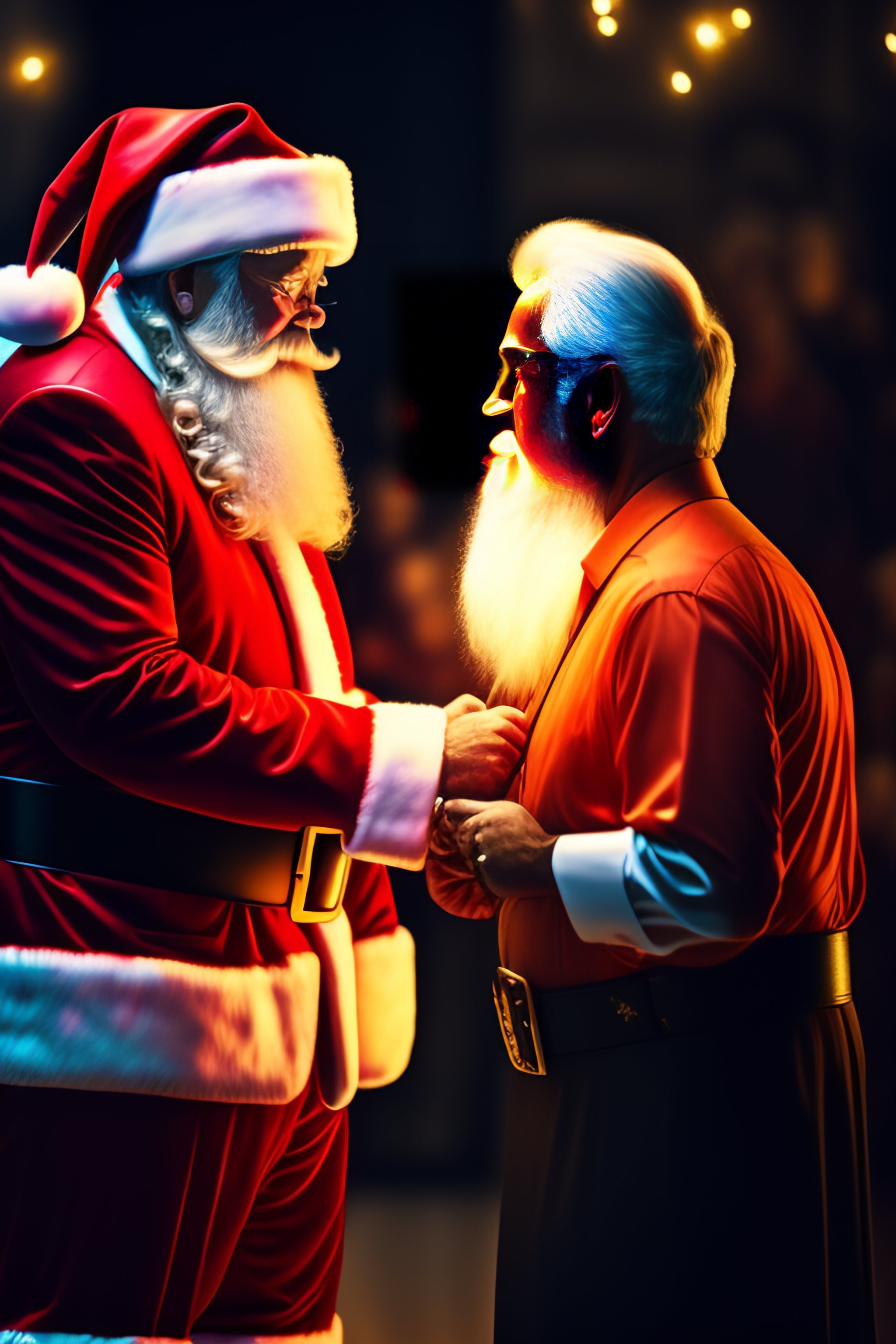 Lexica - Santa Claus is a demon