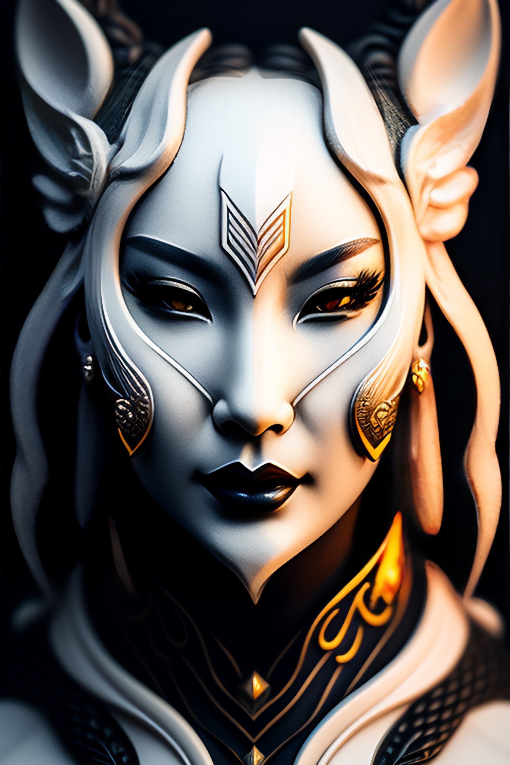 Lexica Highly detailed beautiful organic molding, art nouveau, sharp