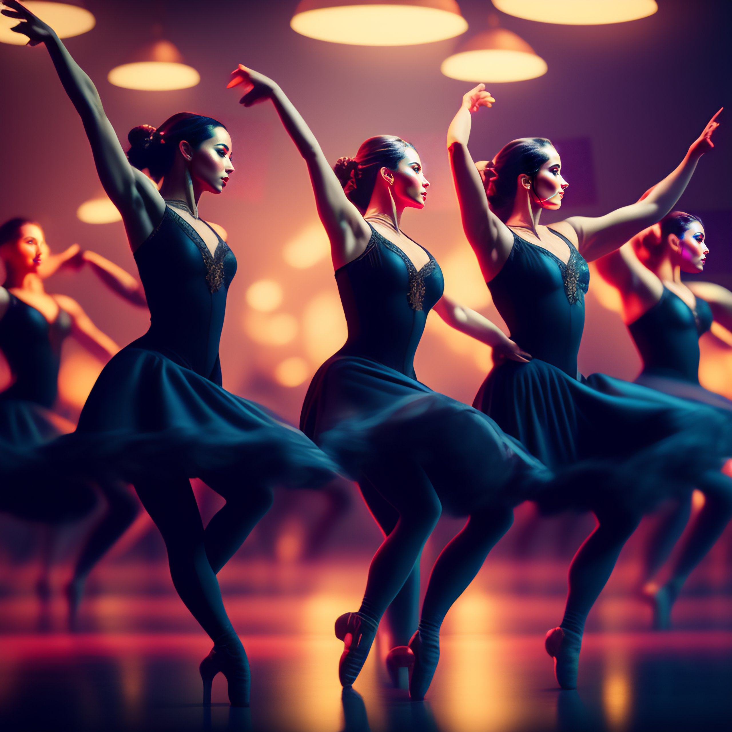 Lexica A music album cover portraying a group of Russian dancers