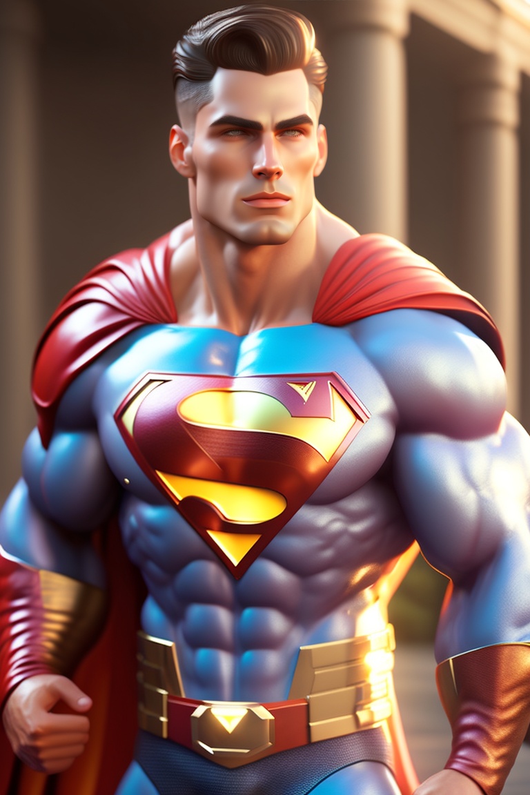 Lexica Super hero superman, highly detailed, unreal engine 5