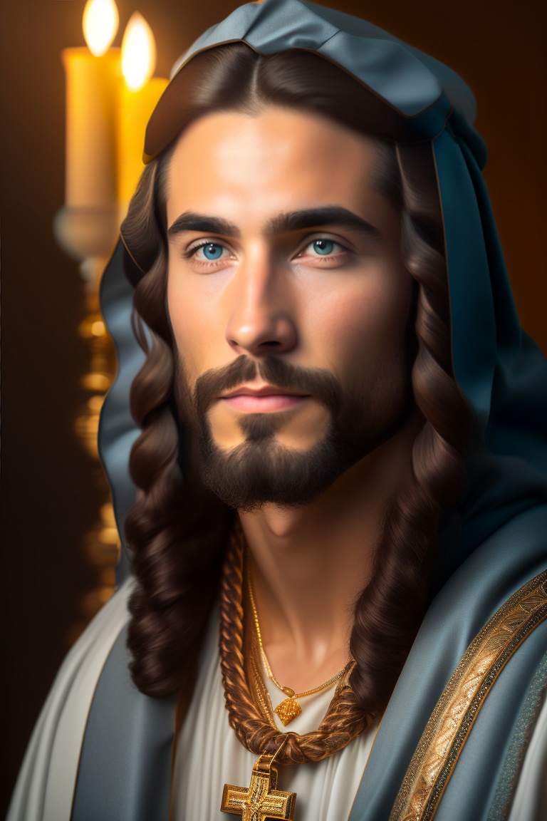 Lexica - Portrait jesus christ make it real, looking directly to the ...