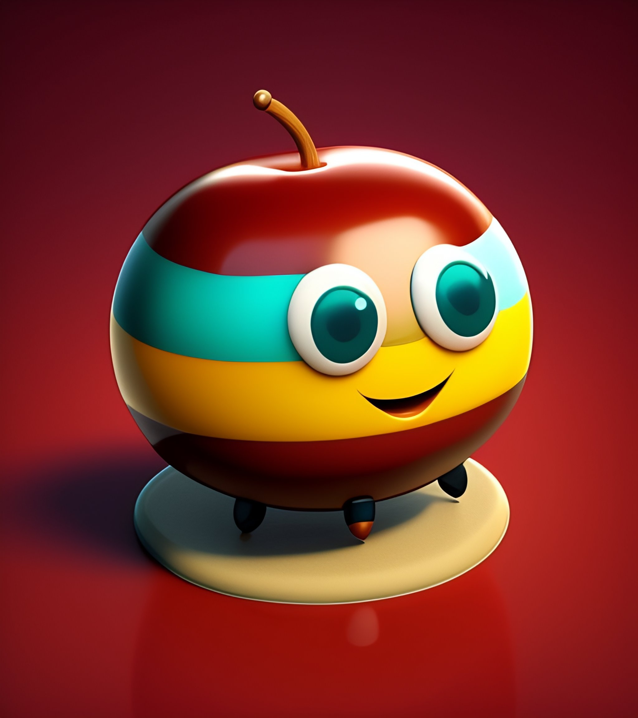 Lexica A funny sausage emoji, flat, 2d