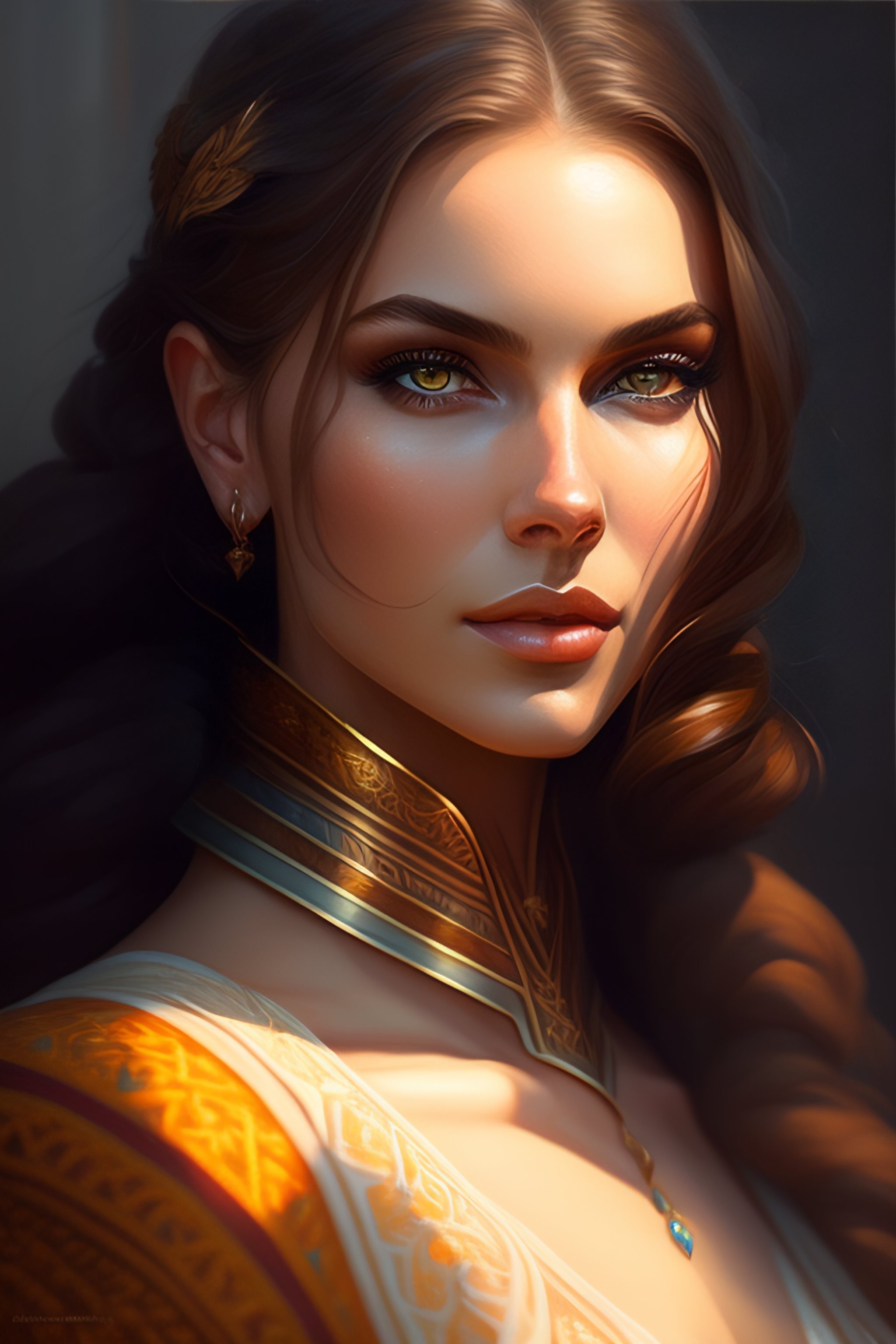 Lexica Ukrainian woman, Neekolul, highly detailed, digital painting