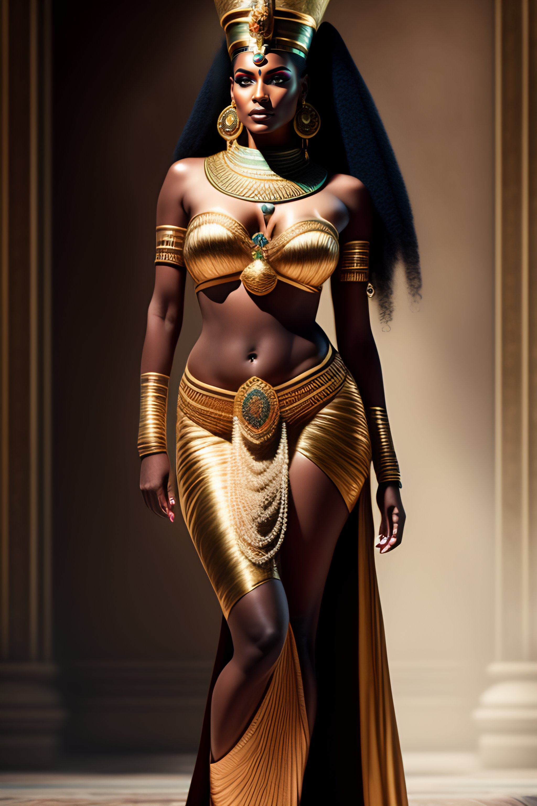 Lexica Full Body Egyptian Goddess