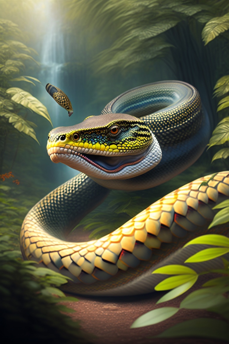 Lexica - Unbeknownst to them, a large and deadly python named Kaa had ...