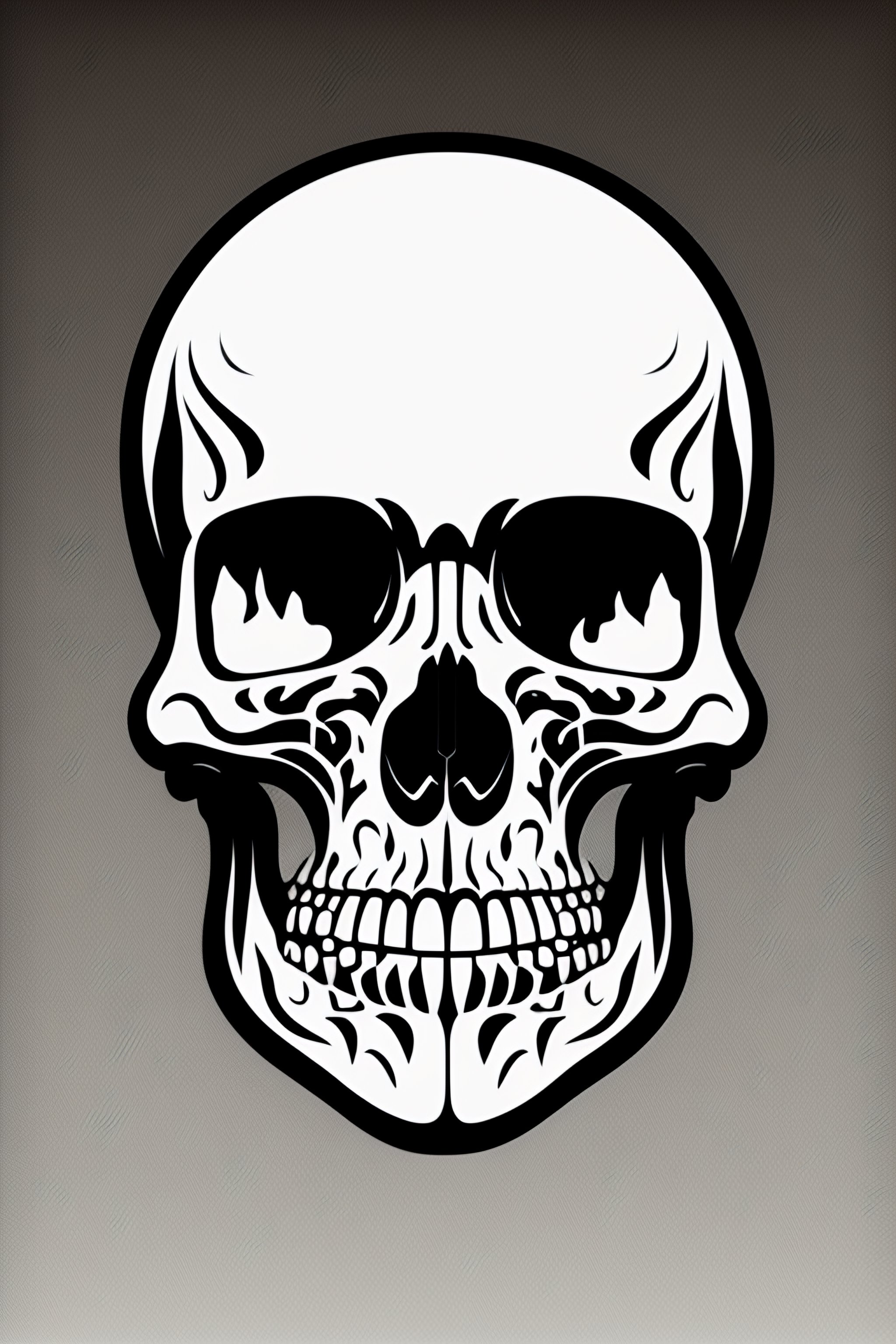 Lexica - Illustration of alien skull isolated on white background ...