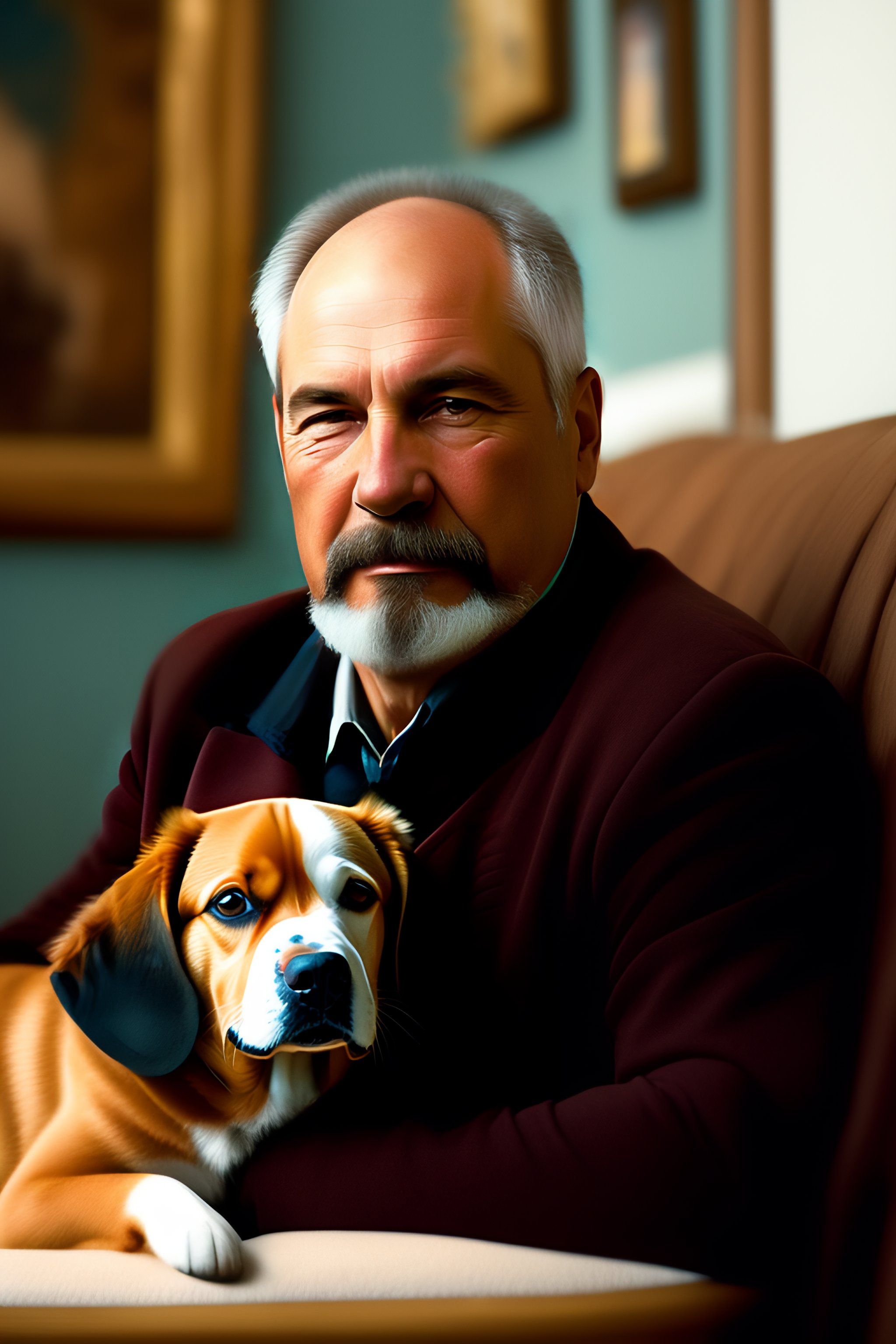 lexica-exact-portrait-of-a-male-dog-that-knows-russian-english