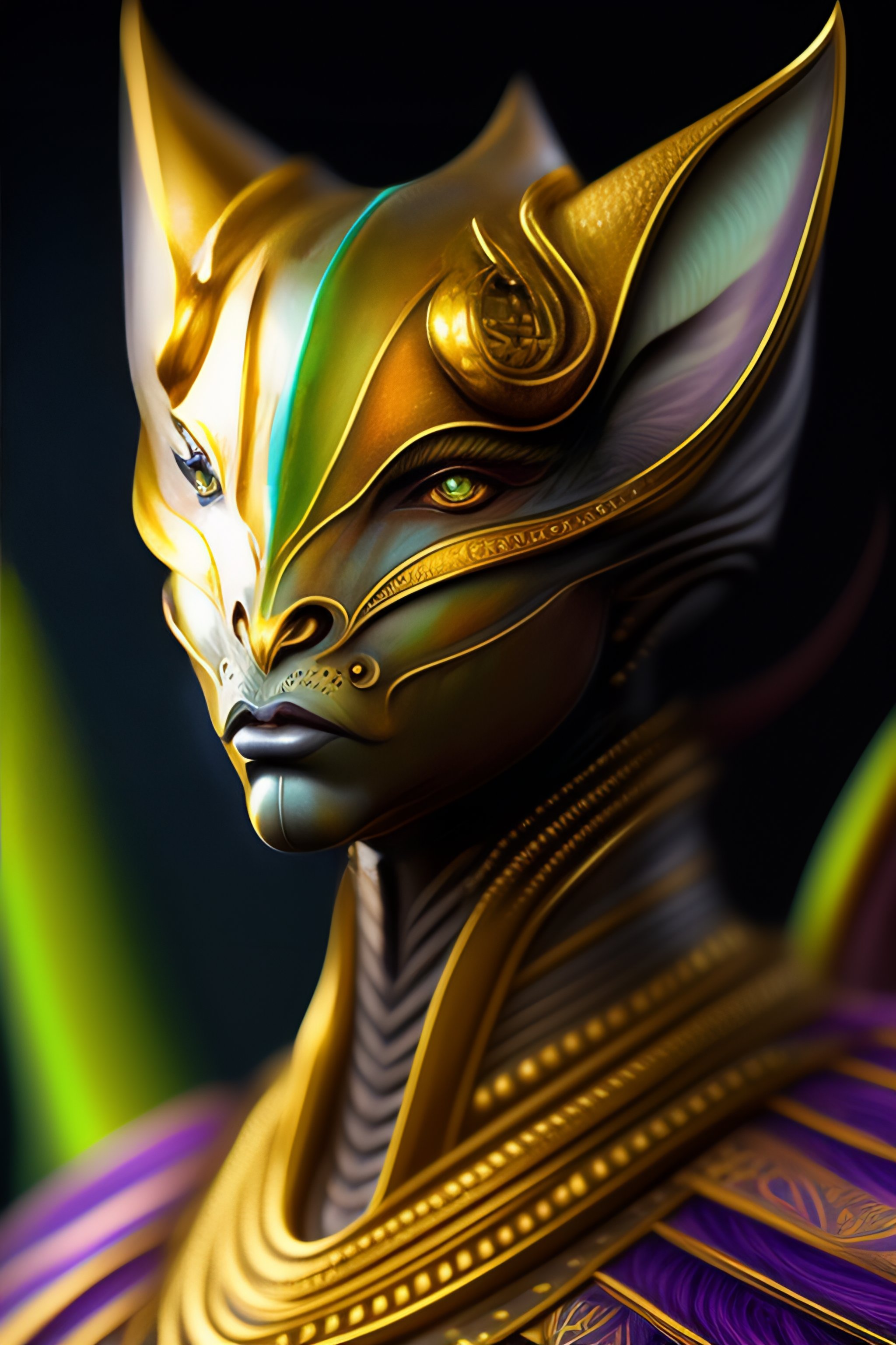 Lexica - Mythical alien ,face , draw pencil