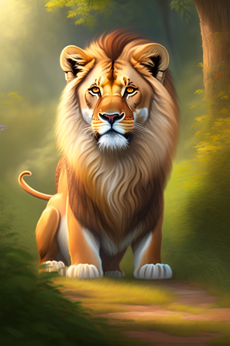 Lexica - Once upon a time, in the lush green jungle, there lived a ...