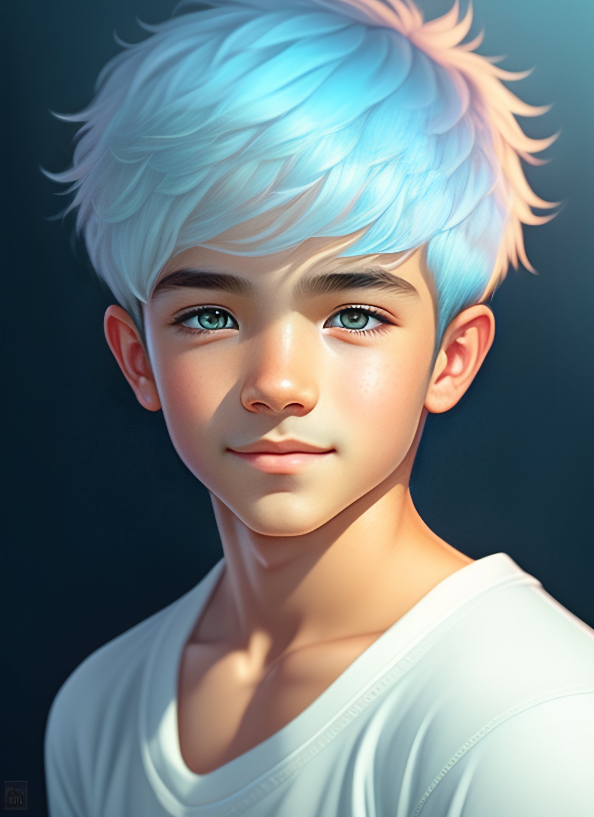 Lexica Young cute boy without beard, full image, 18 years, abs, light