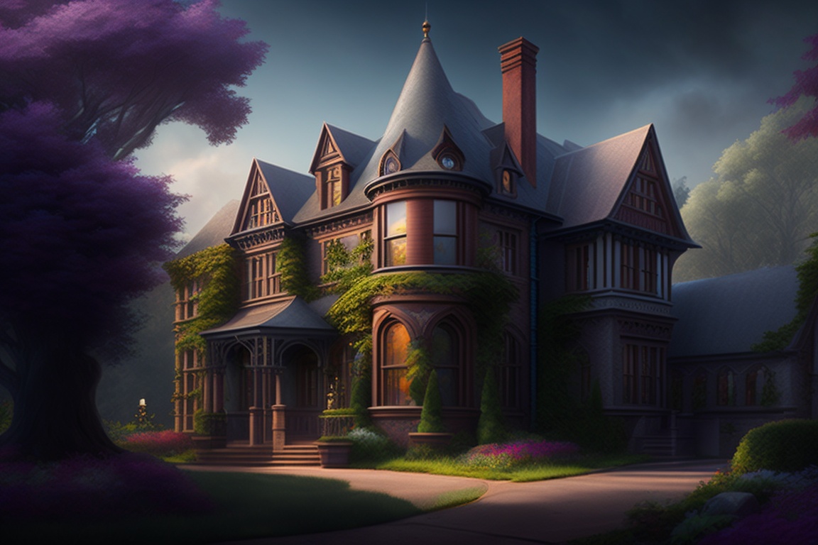 Lexica - A mansion that cast a long, foreboding shadow upon the land –  Ravenswood Manor. A sprawling edifice with turrets and ivy-covered walls,  it h