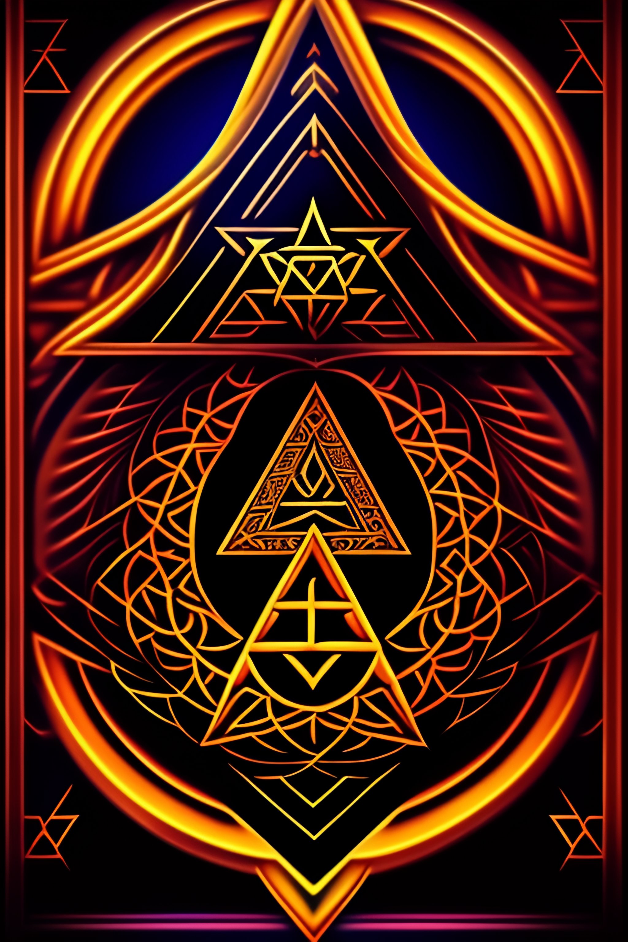 Lexica - Unicursal hexagram thelema wallpaper