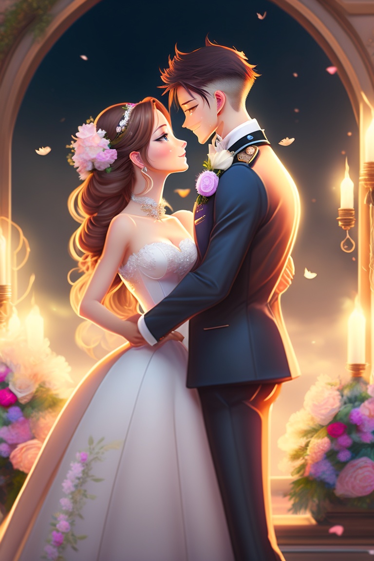 Anime Wedding Couple