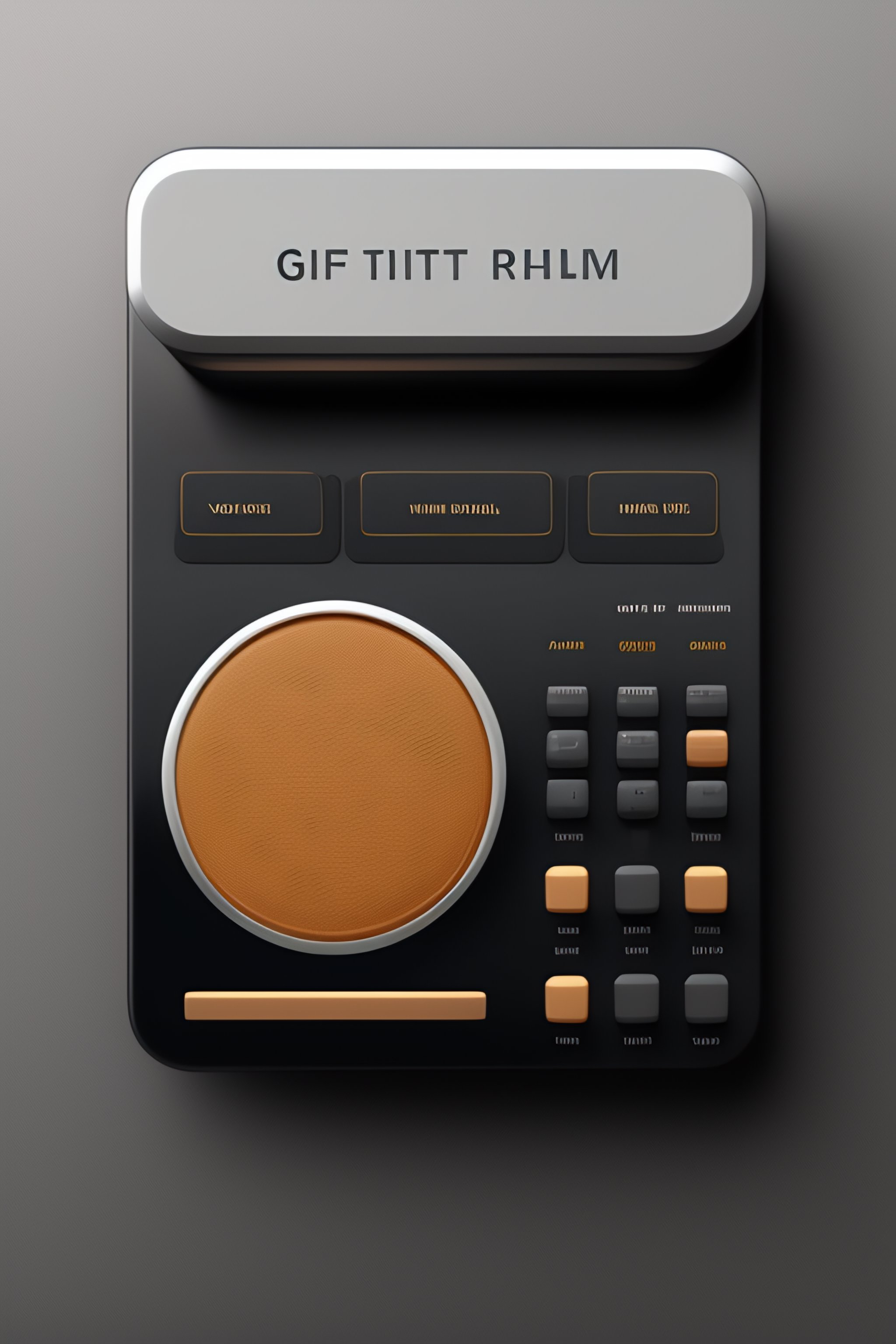 Lexica - Photoshop gnom4 minimal flat UI in dieter rams style