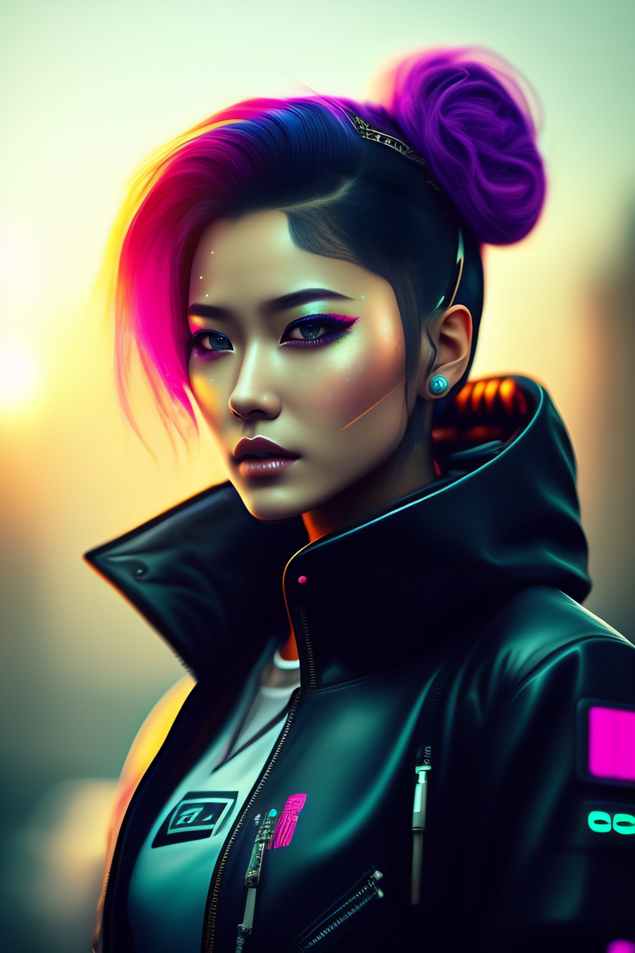 Lexica - Girl cyberpunk