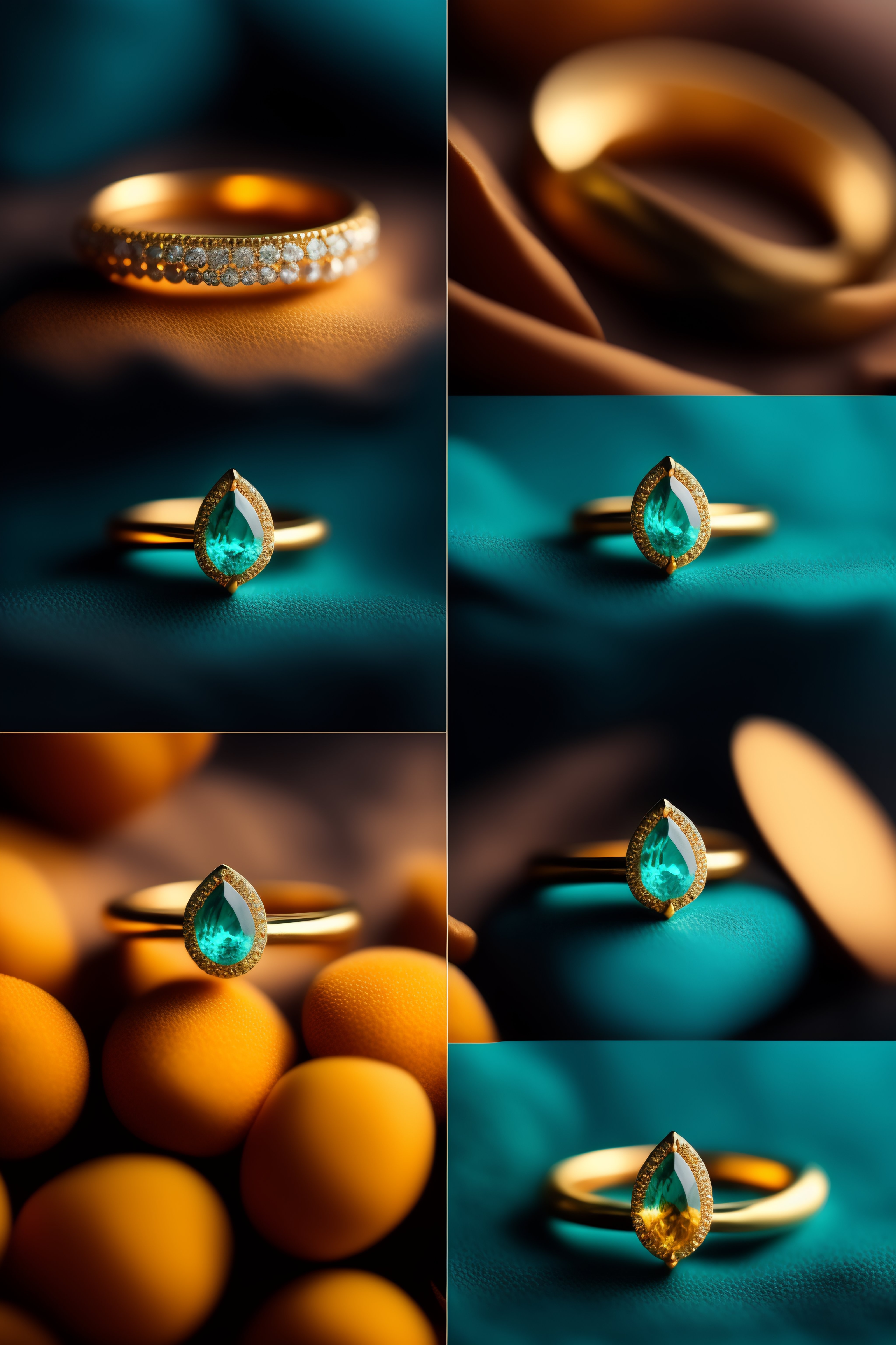 Lexica - Beautiful website of rings and earrings, ui ux ui/ux, teal and ...