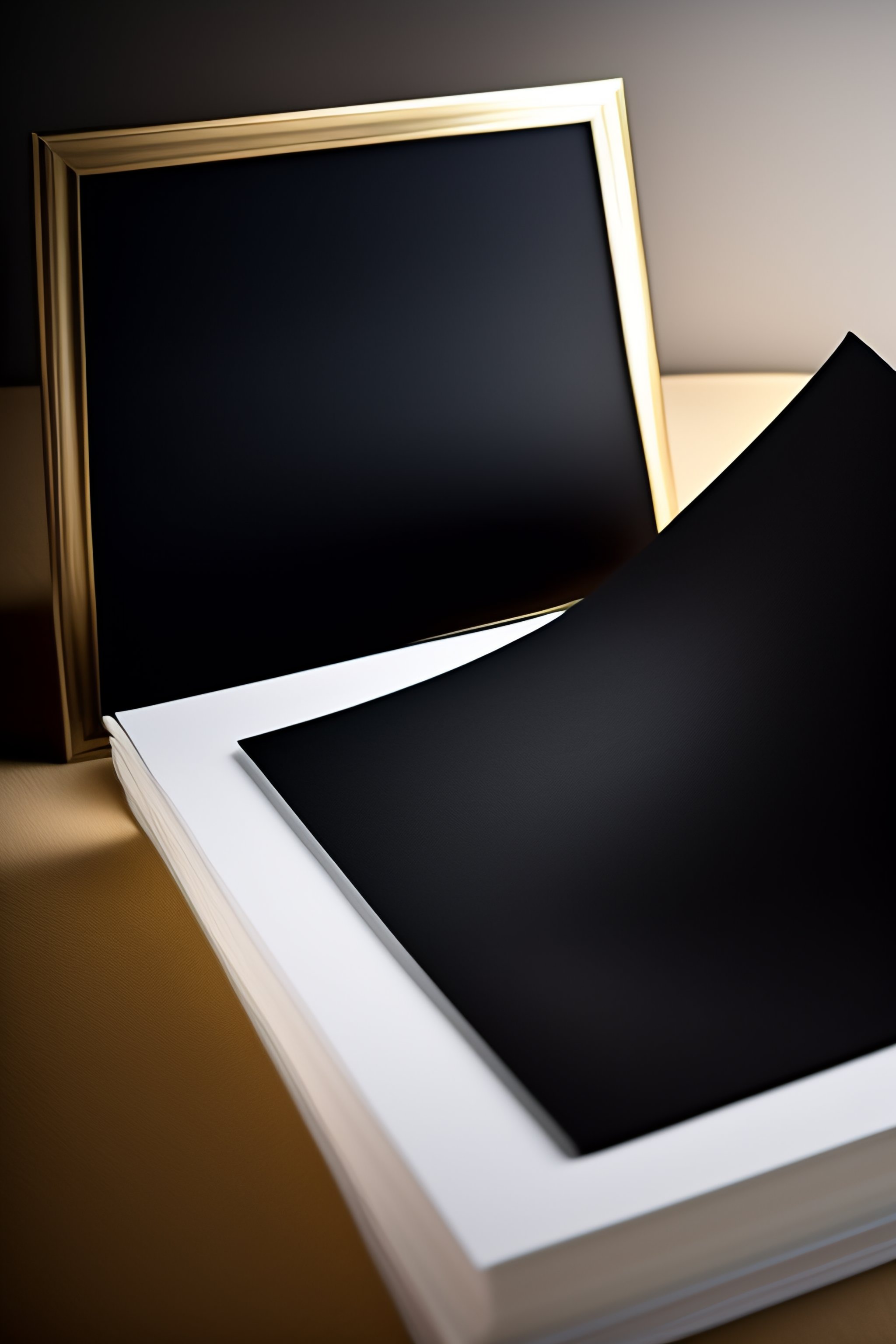 Lexica Intense black sheet of paper filling the whole frame