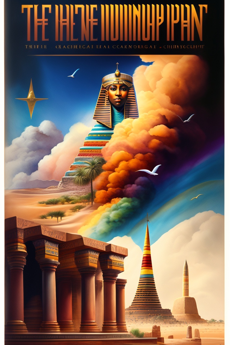 Lexica Time travel,Ancient Egypt Ethiopian, chronograph,graphic