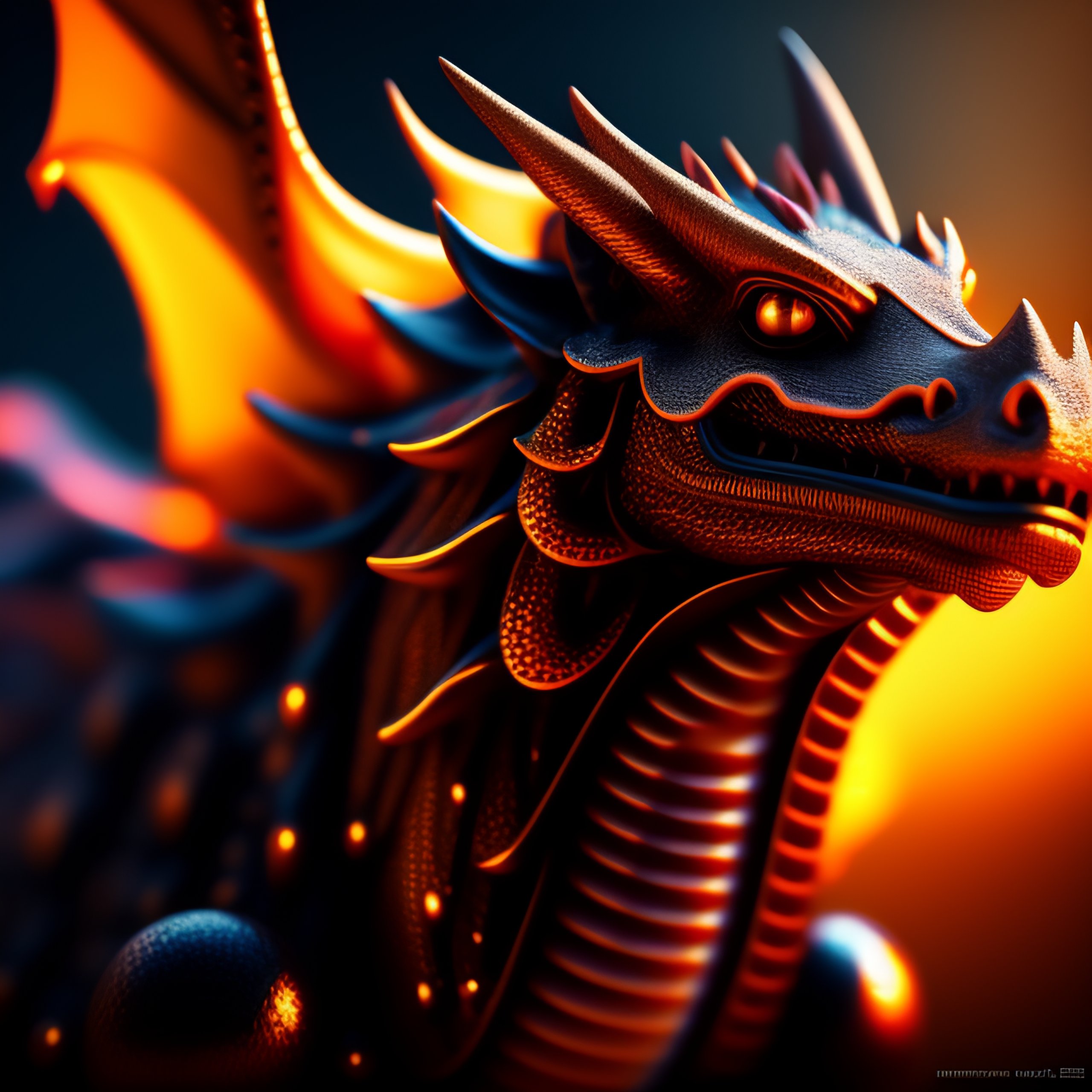 Lexica - Una foto de un dragon en unA situación inesperada, como ...