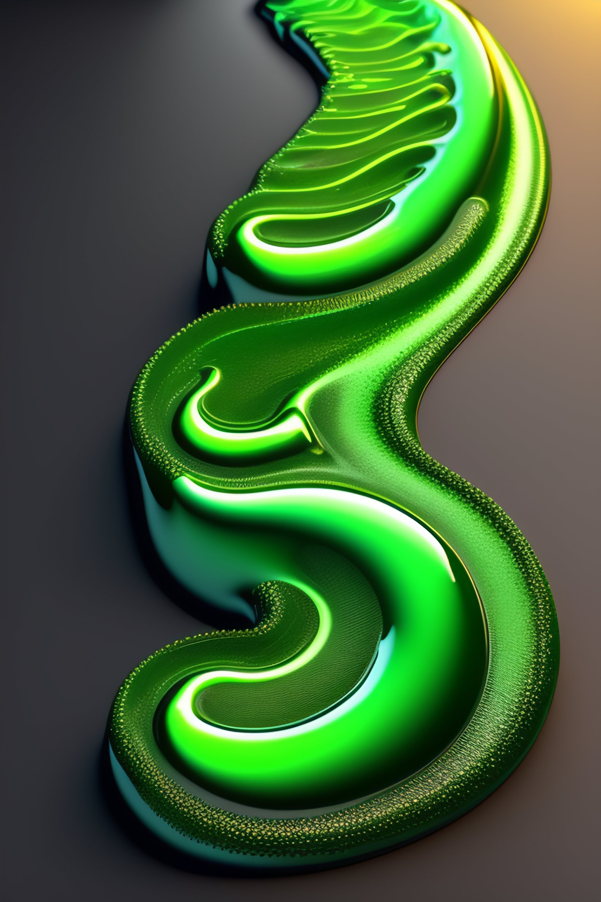 Lexica - Slug leaving a trail of green slime, hyper detailed, ultra ...