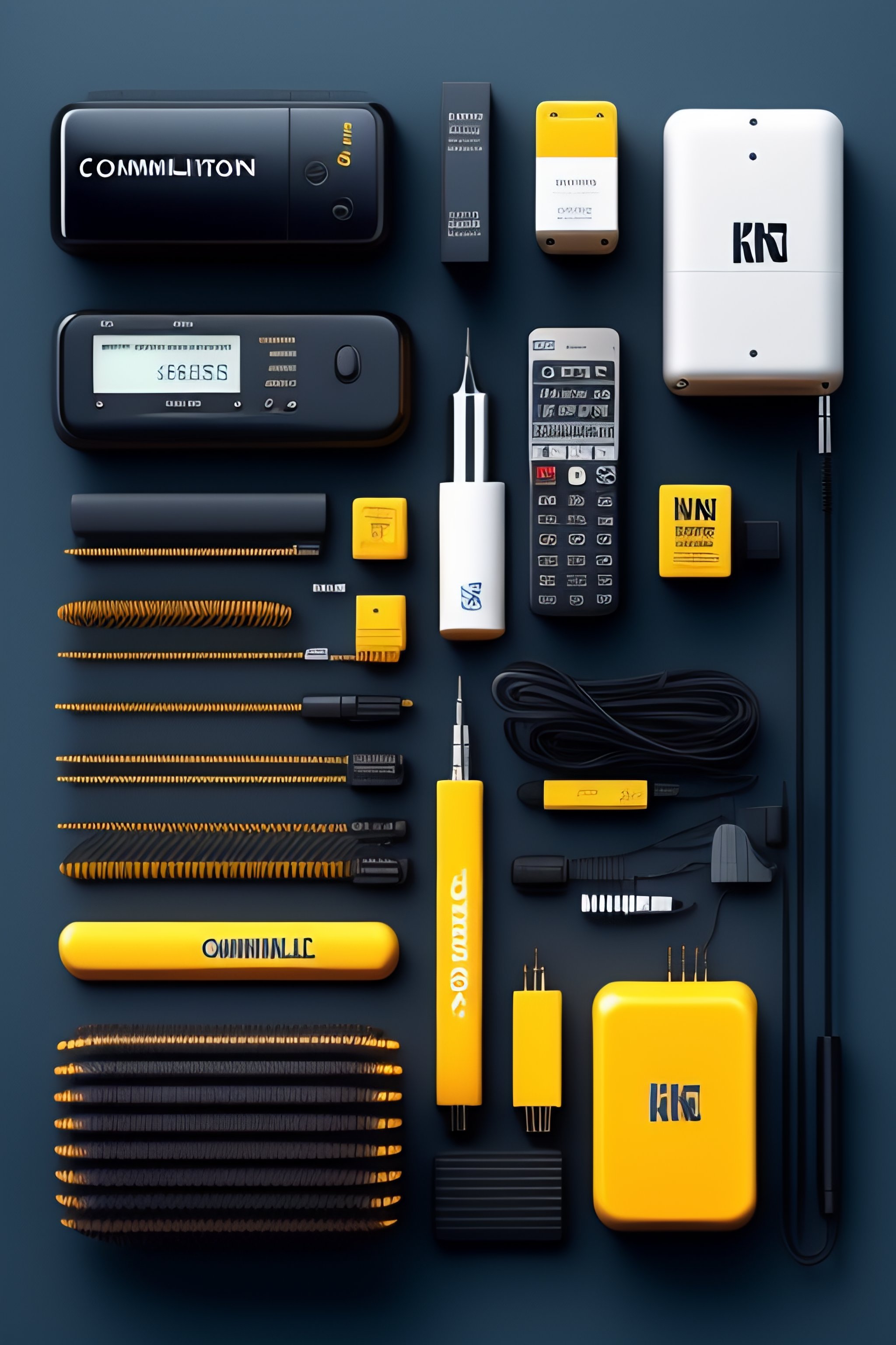 Lexica - Knolling of comunication equipment