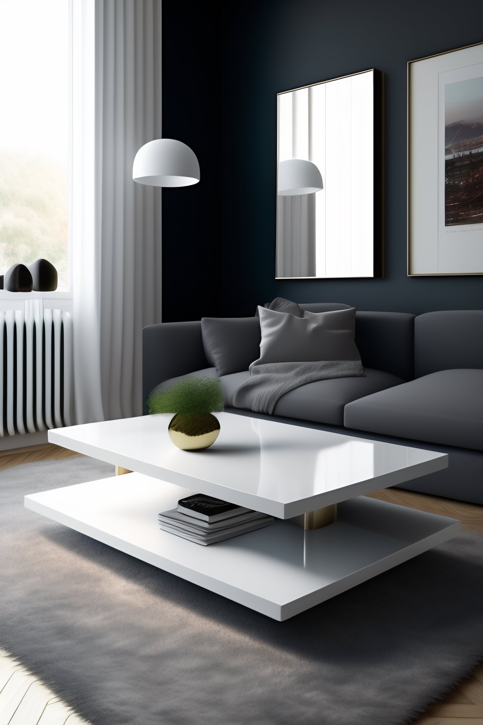 Lexica - White table in apartment