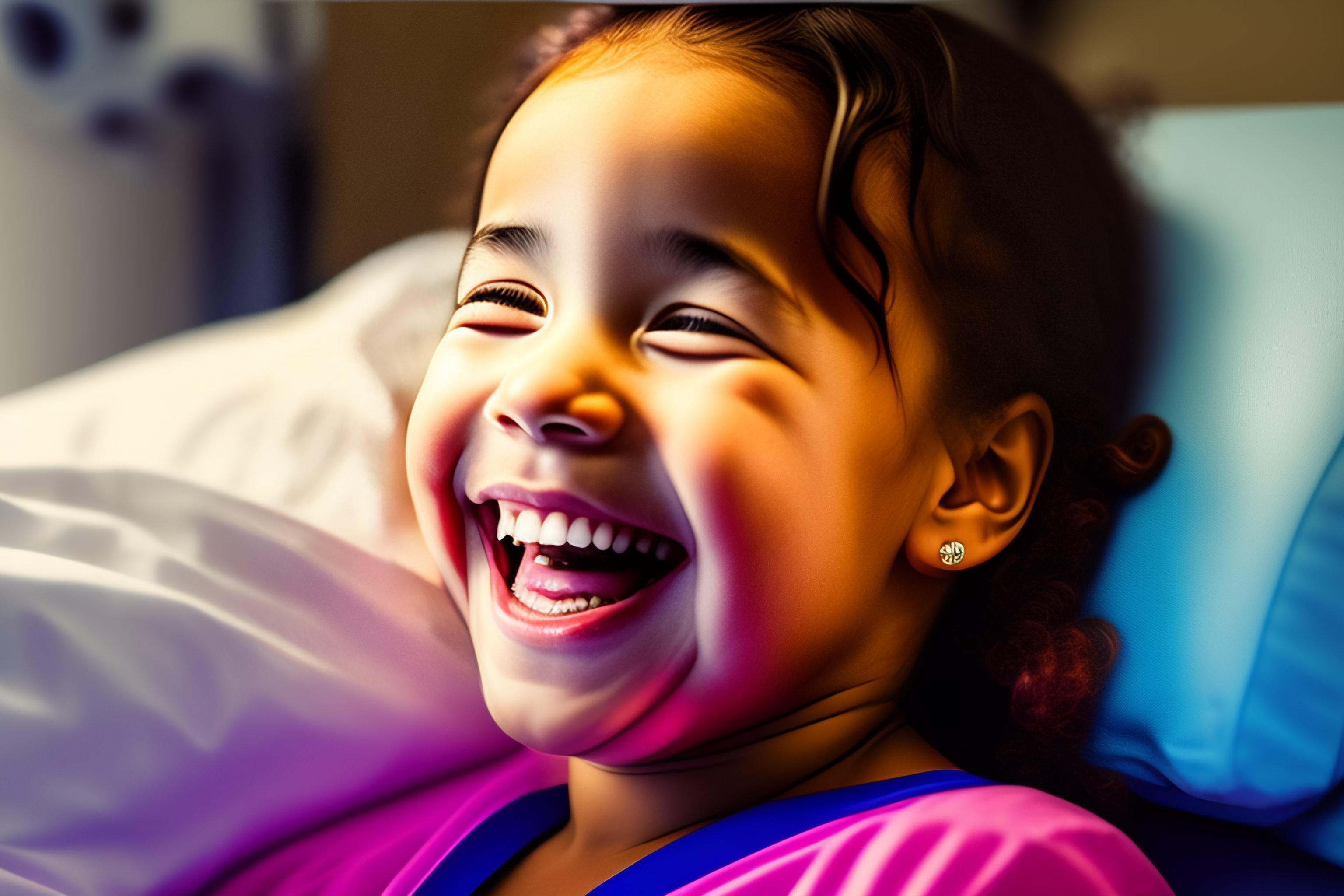 Lexica - Photo of a happy patient who has just undergone an operation