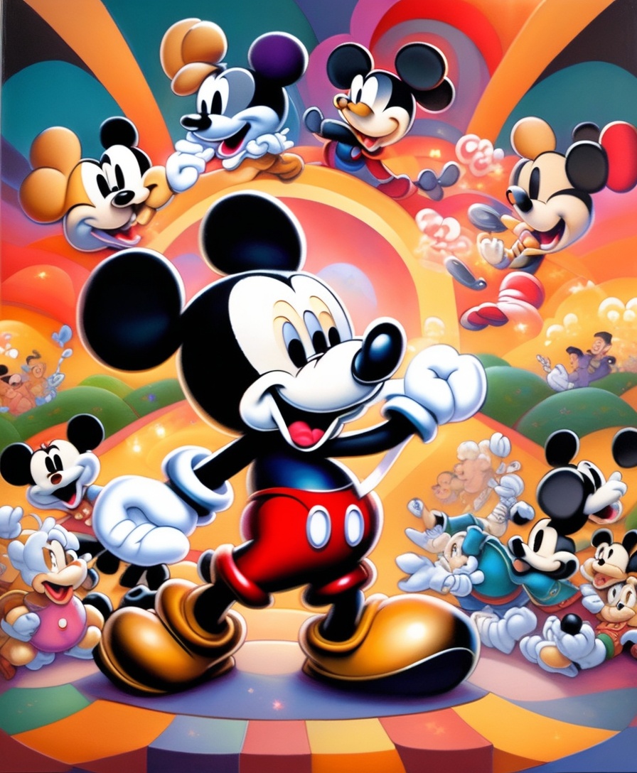 Lexica - A magical illustration capturing the enduring appeal of Mickey Mouse for both children 