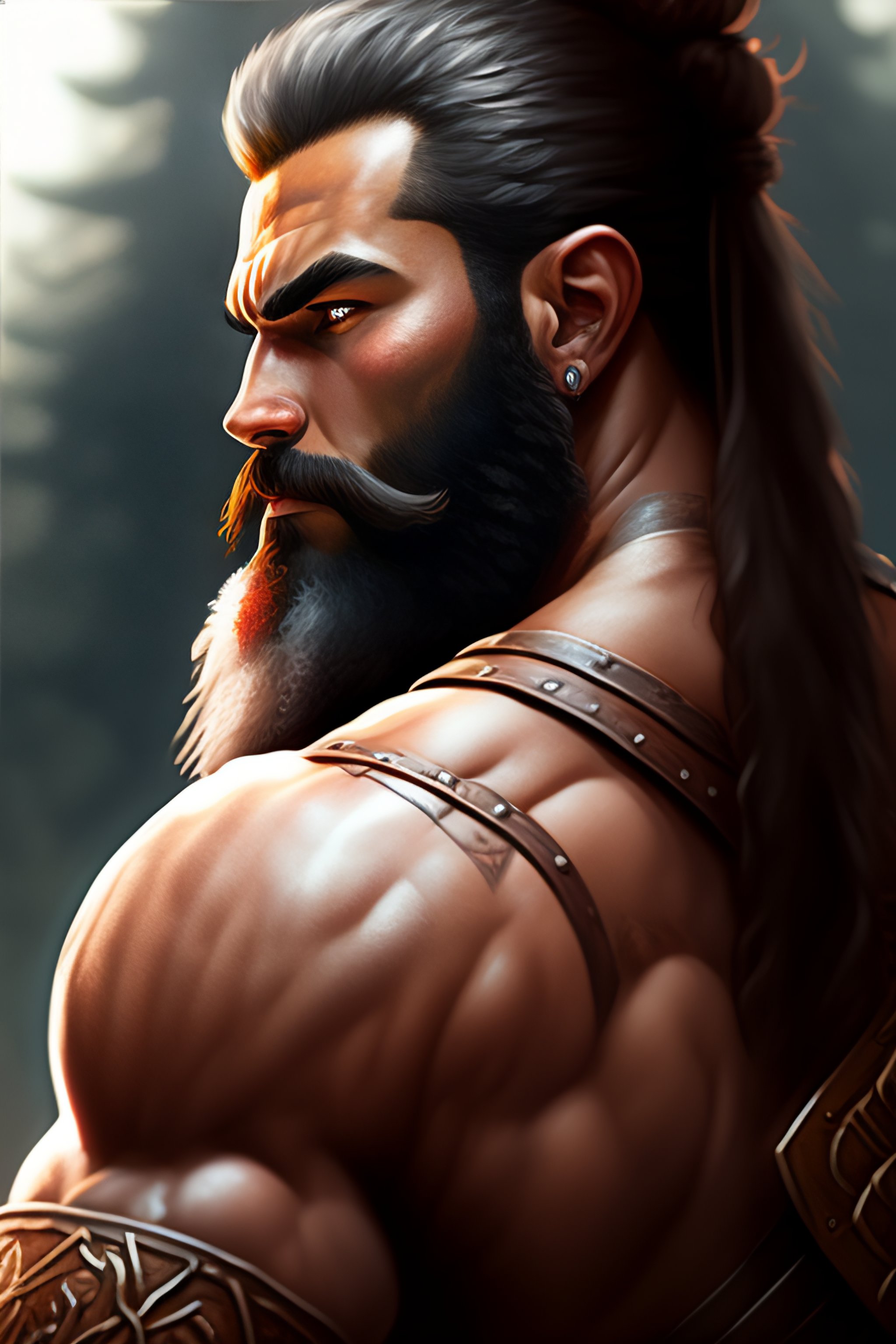 Human Body - Muscular Man stock illustration. Illustration of barbarian -  22770684