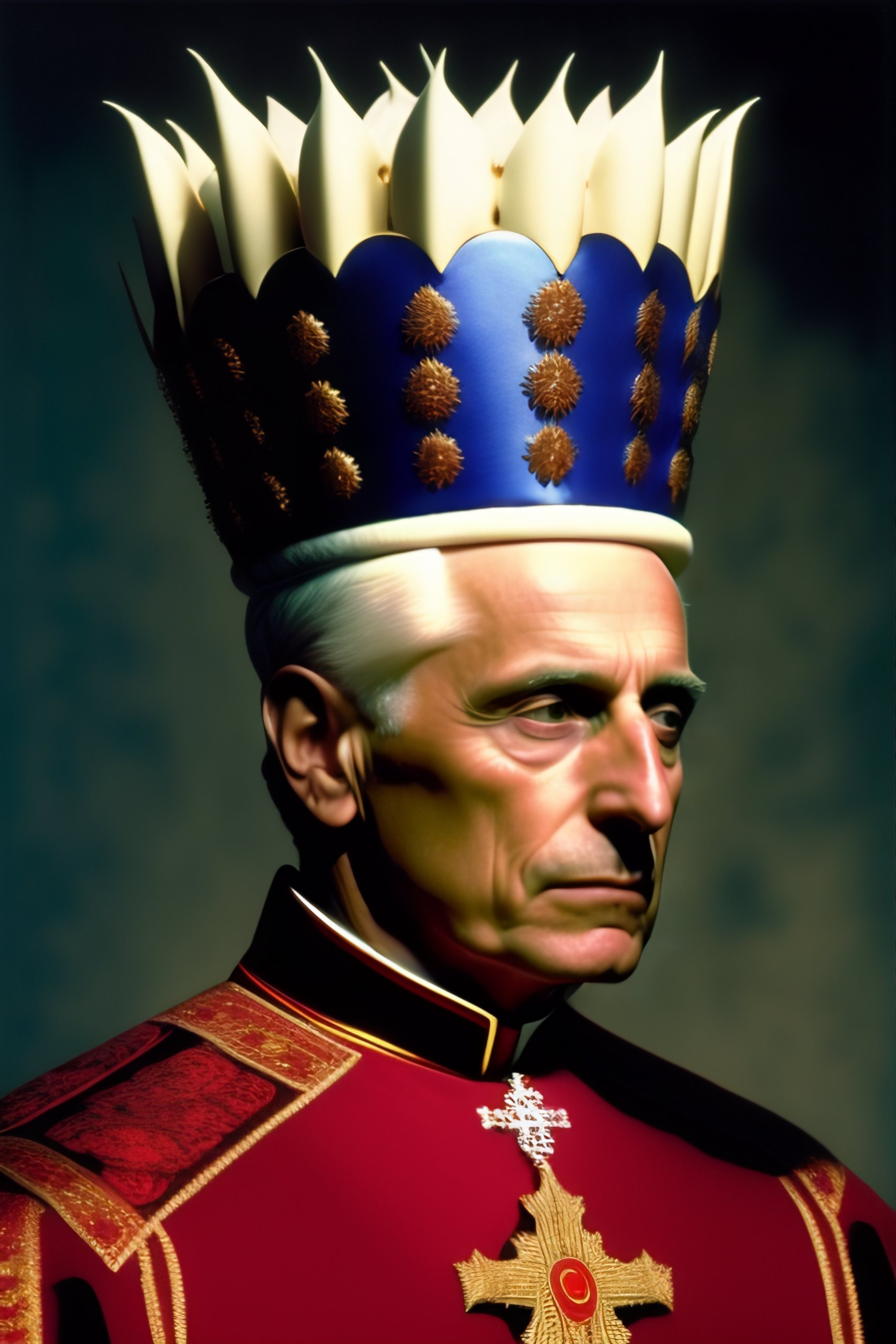 Lexica - Ratzinger pope in hellraiser pin head style